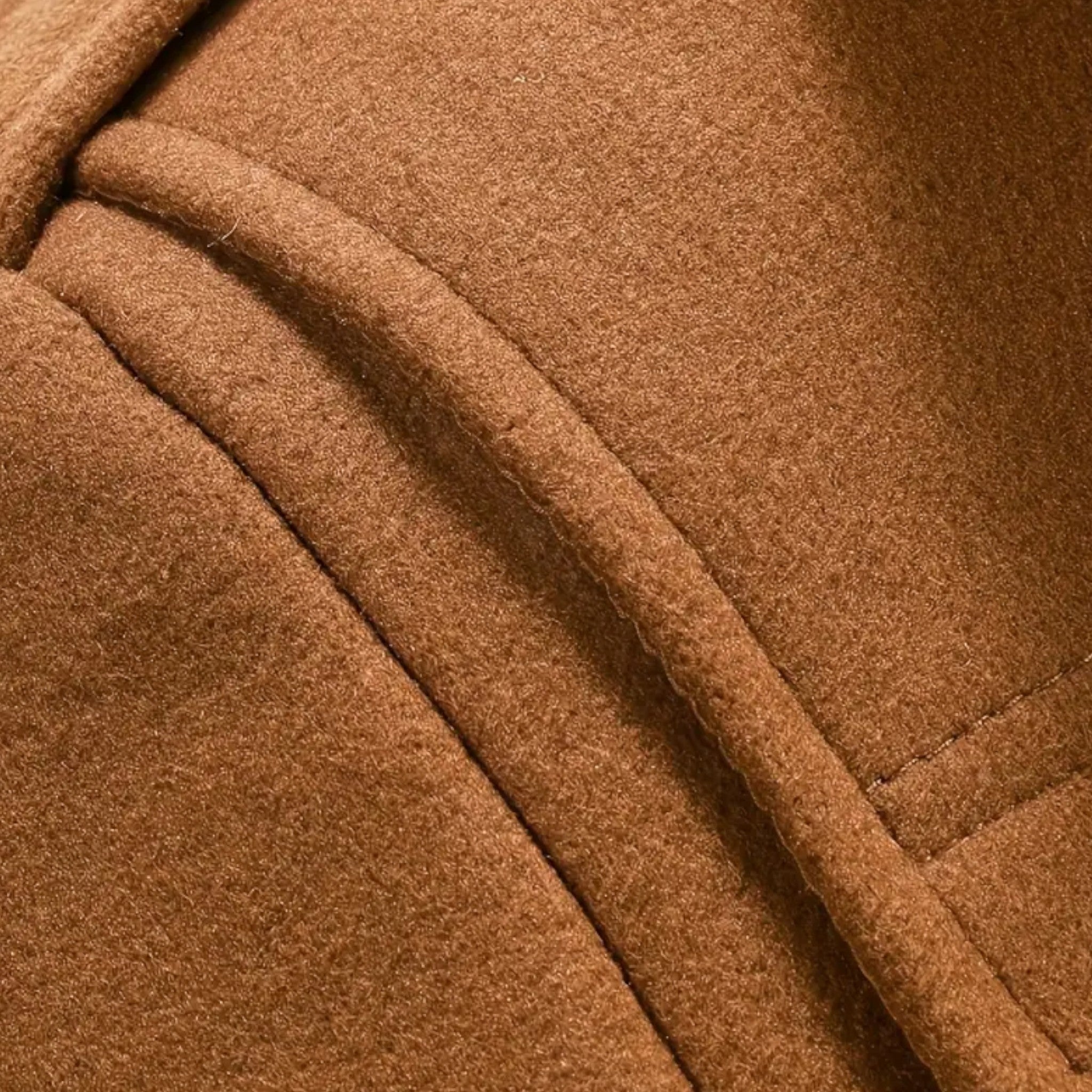 Dorvelli | Men’s Long Coat – Vintage Contrast-Collar Elegance