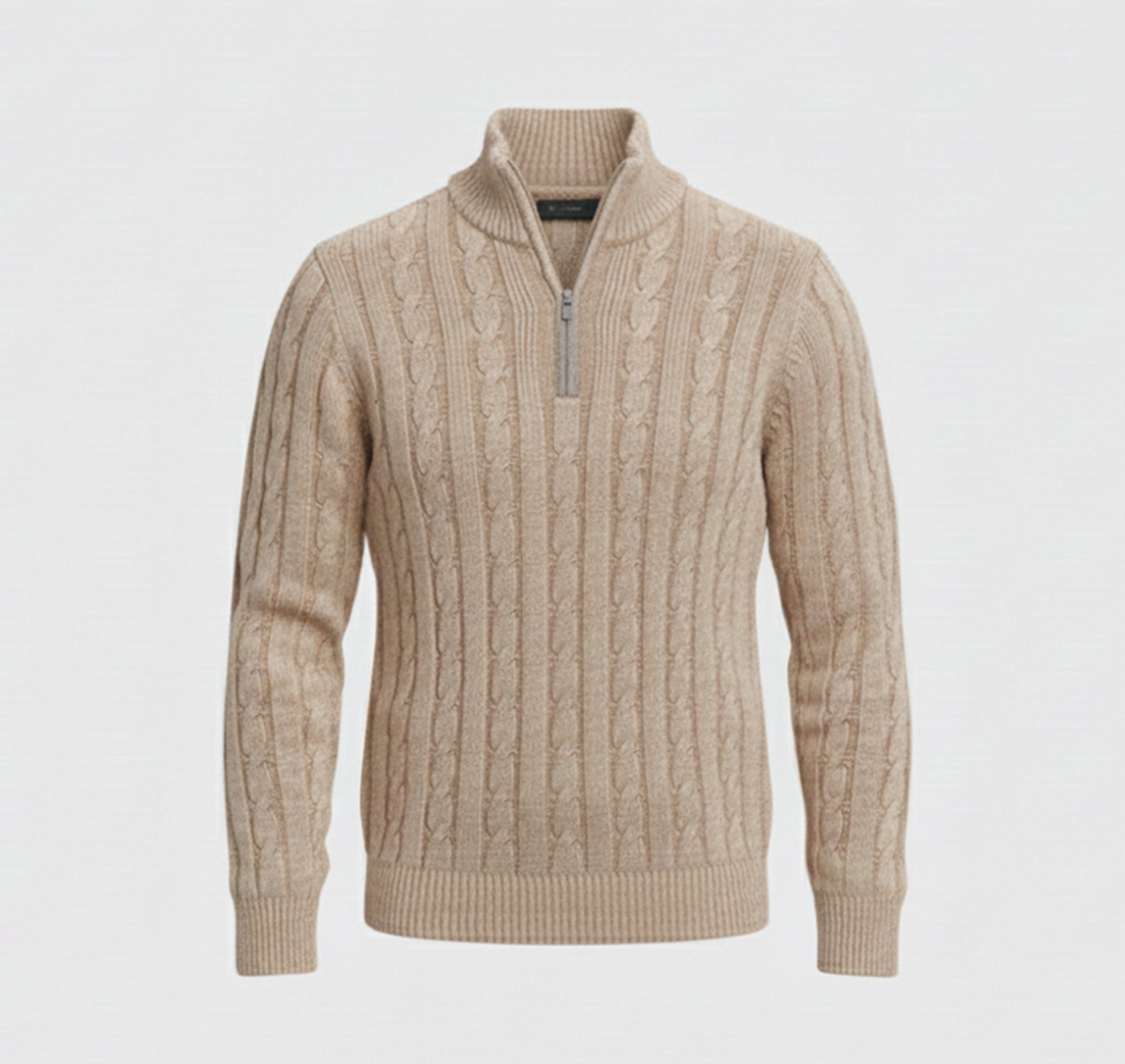 Dorvelli | Men’s Wool Sweater – Mock Neck Classic