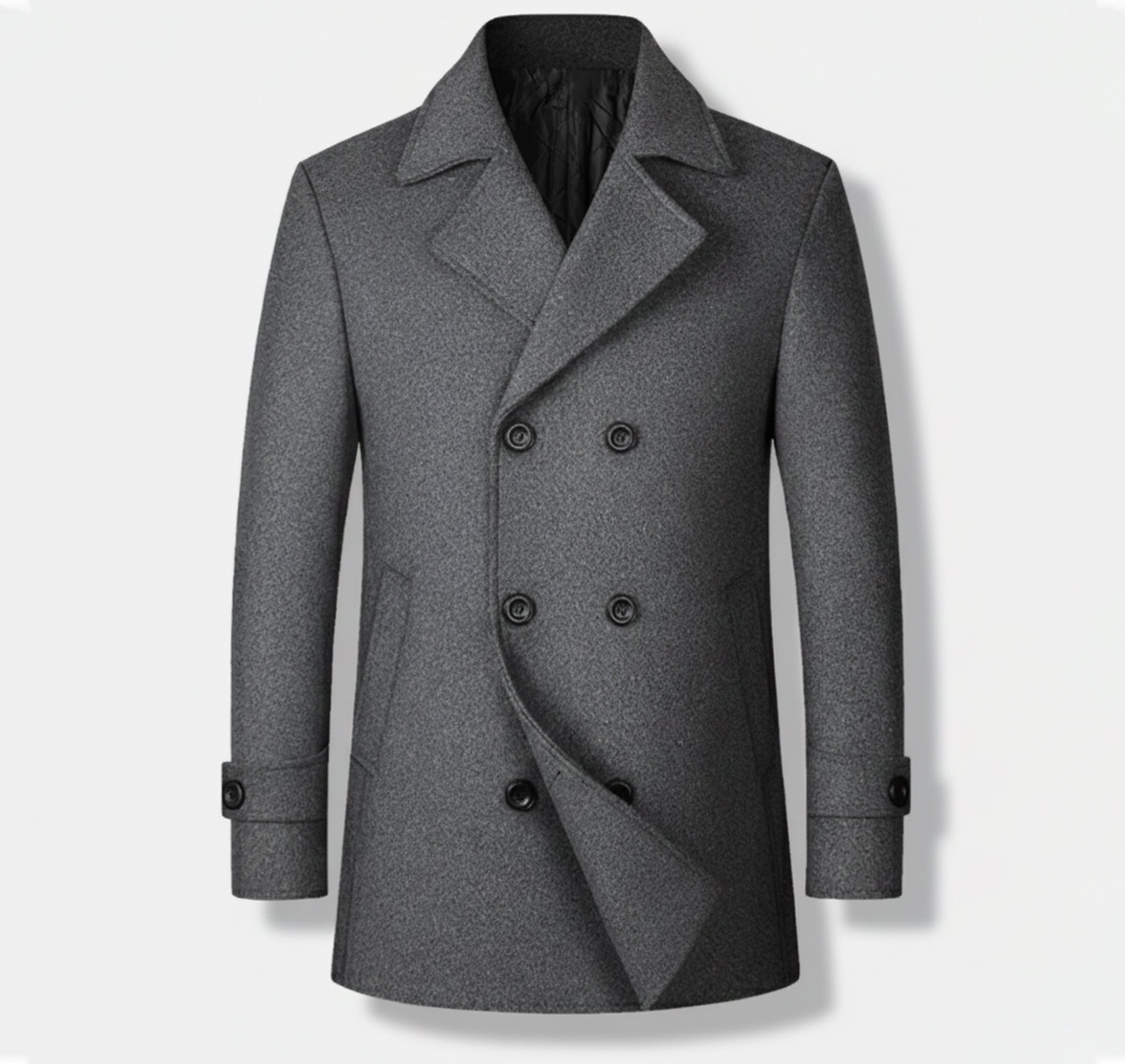Dorvelli | Men’s Classic Wool Coat – Modern Leisure Edition