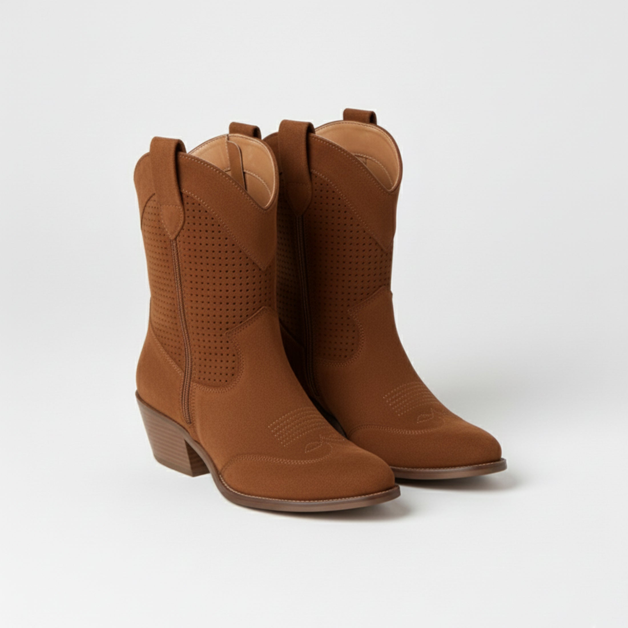 Dorvelli | Women’s Ankle Boots – Mid-Heel Suede Edition