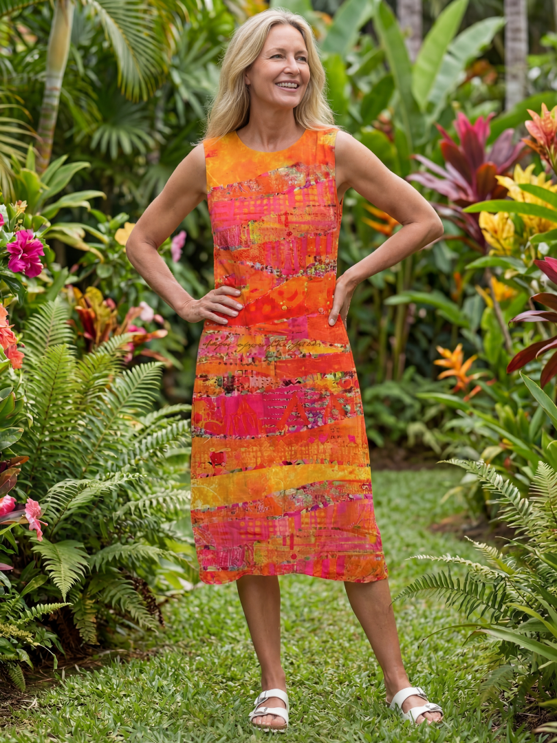 Dorvelli | Women's Midi Dress – Painted Path