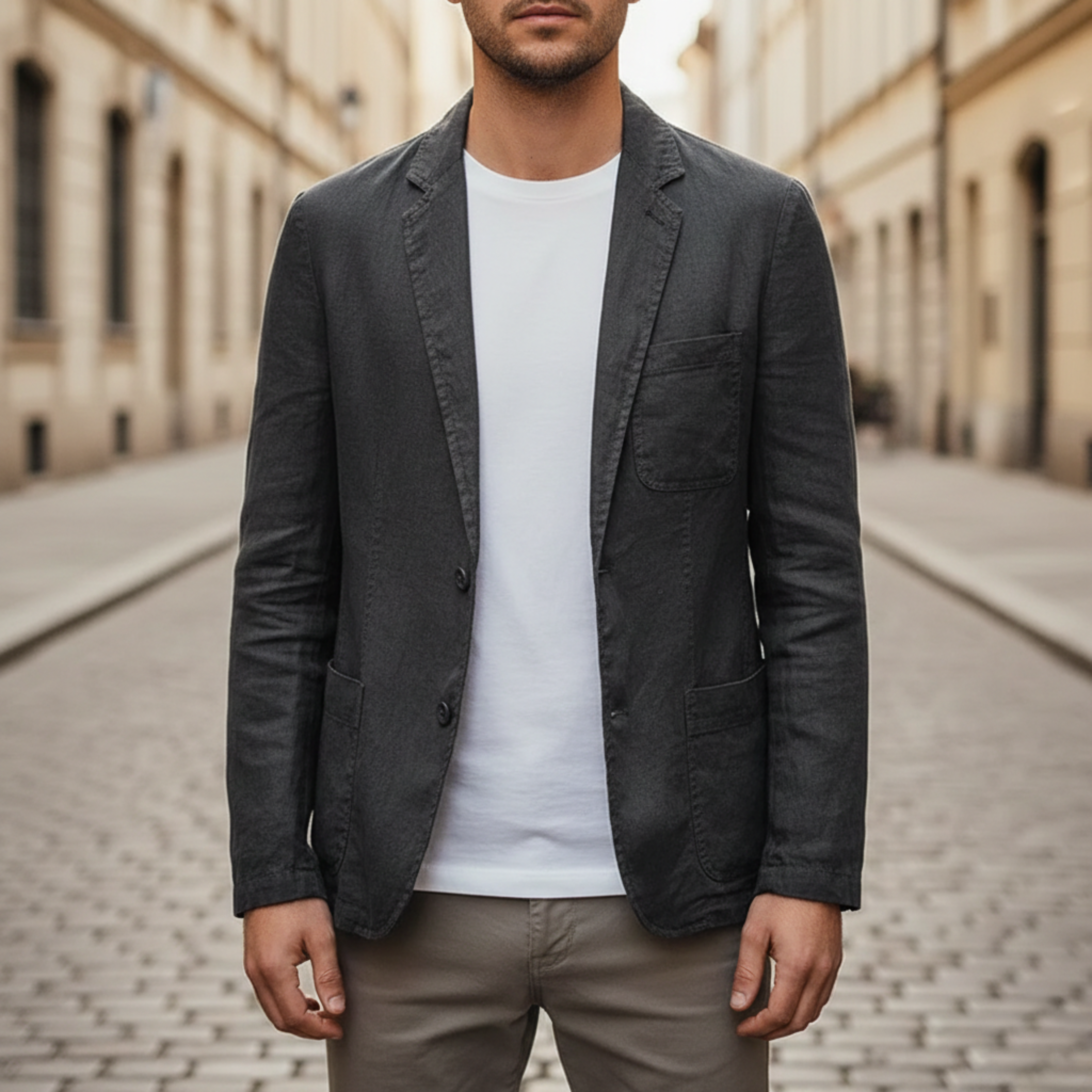 Dorvelli | Men’s Blazer – Single-Breasted Tailored