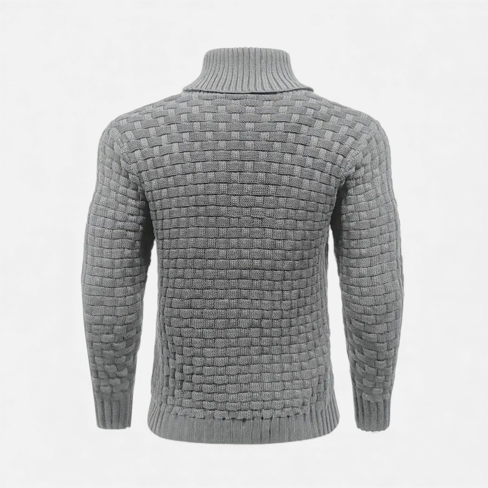 Dorvelli | Men’s Sweater – Lapel Knit Winter Classic