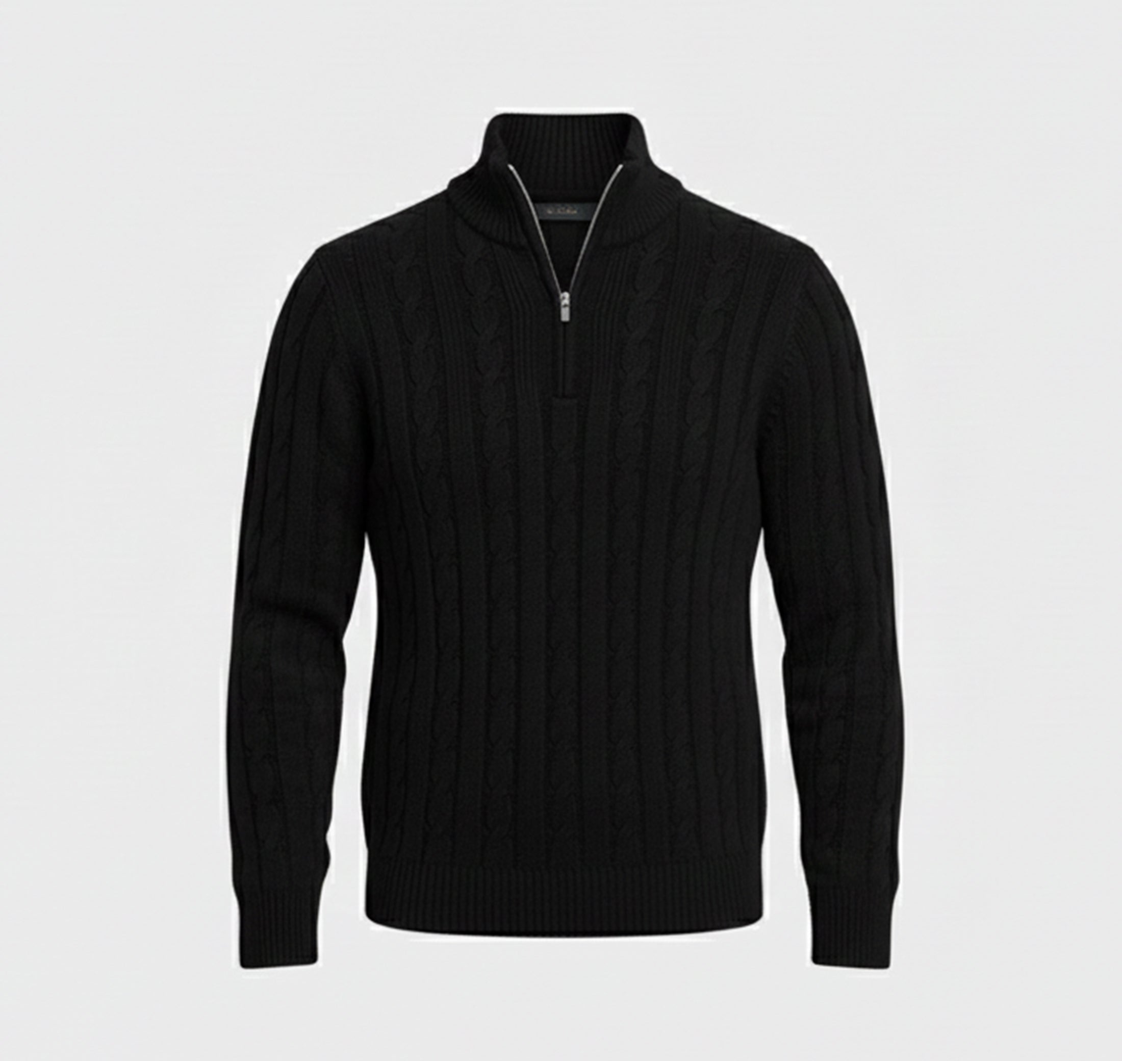 Dorvelli | Men’s Wool Sweater – Mock Neck Classic