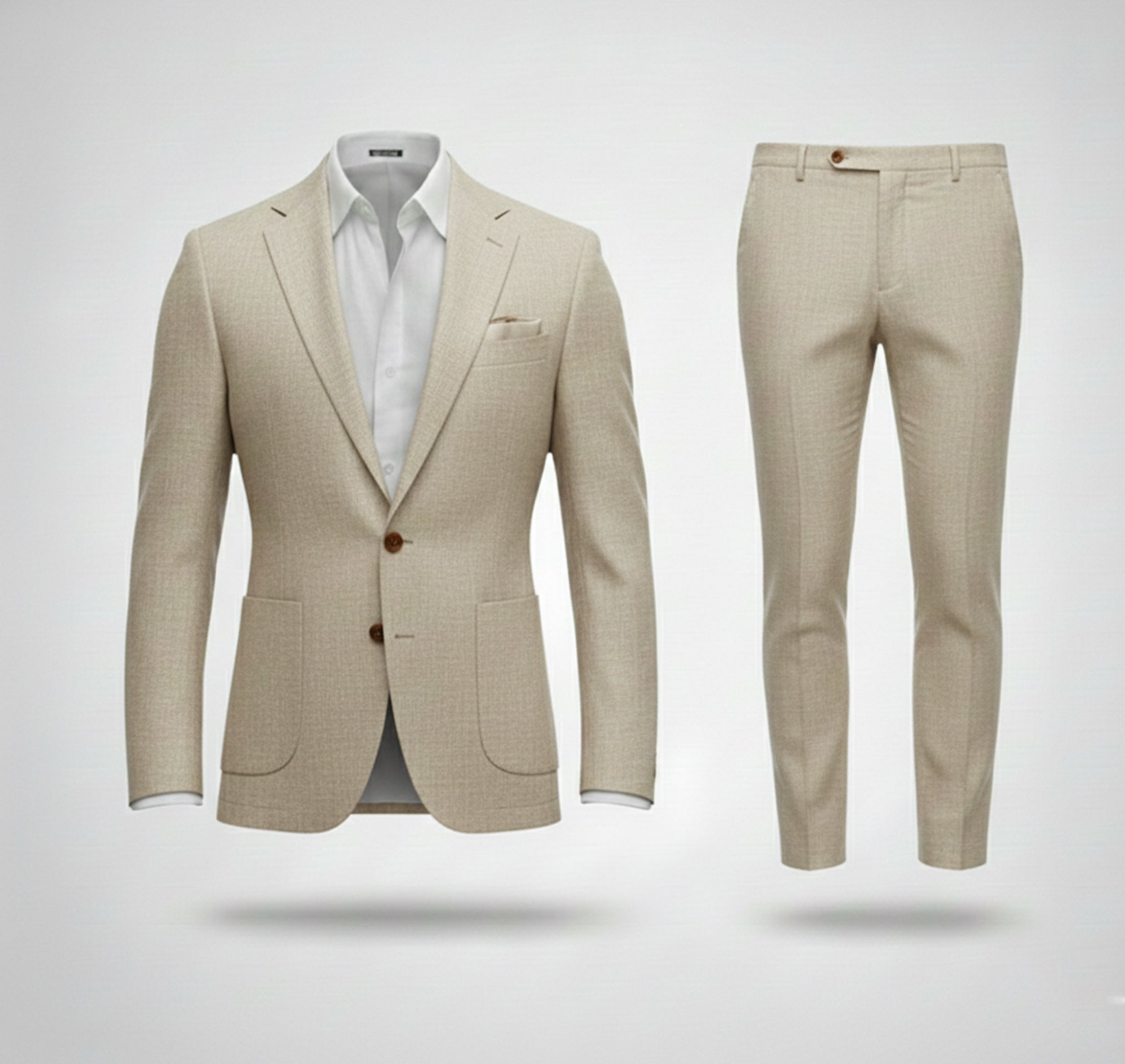 Dorvelli | Men’s Slim Suit Set – Digital Print Comfort