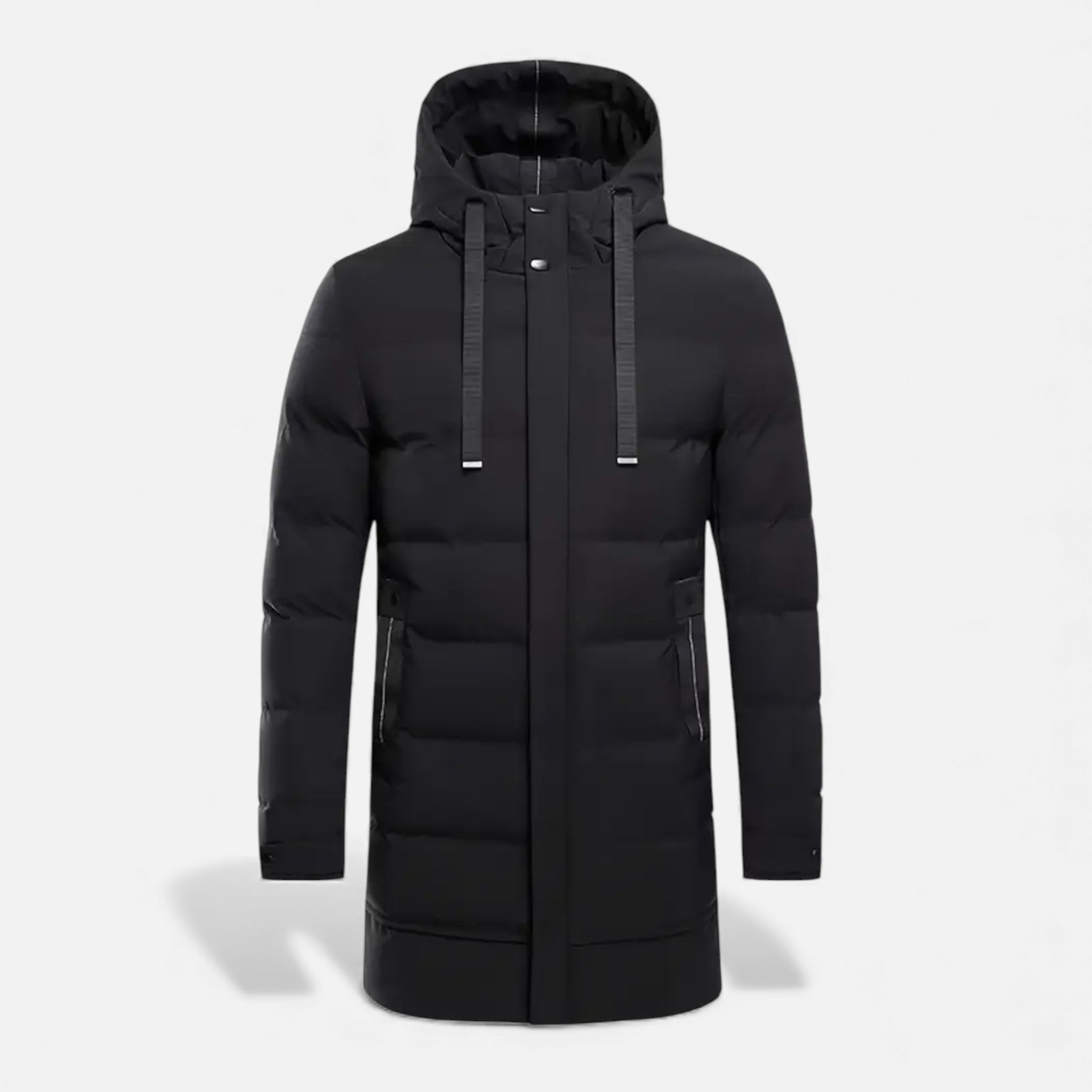Dorvelli | Men’s Long Coat – Hooded Casual Essential