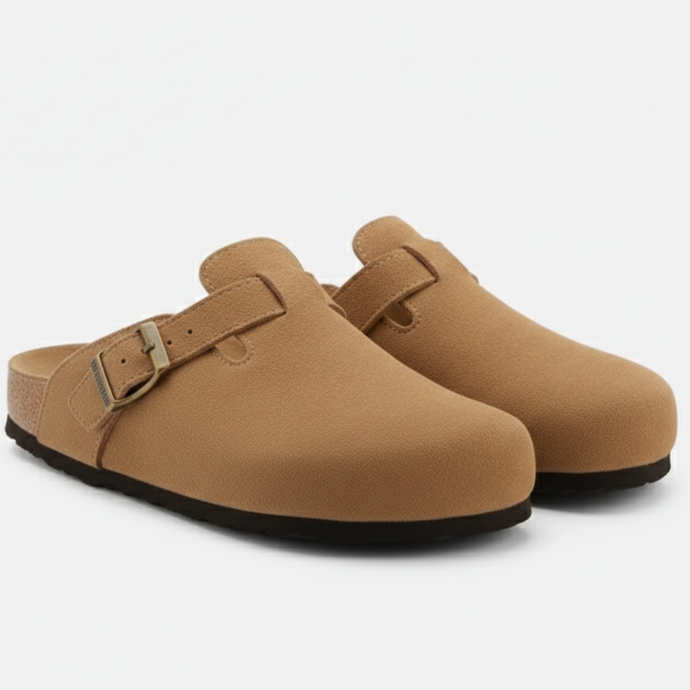 Dorvelli | Men’s Suede Mules – Heritage Cork Comfort
