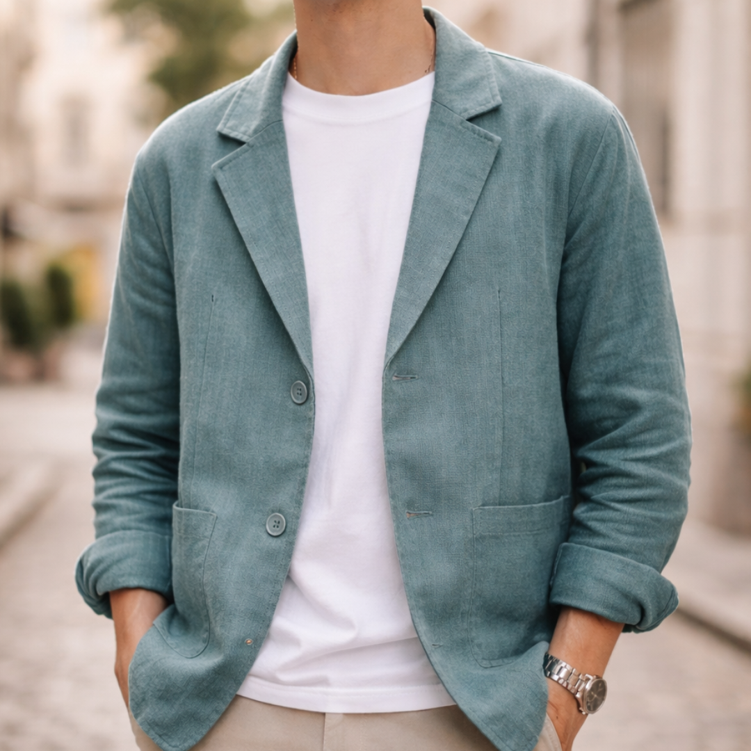 Dorvelli | Men’s Blazer – Two-Button Tailored Jacket