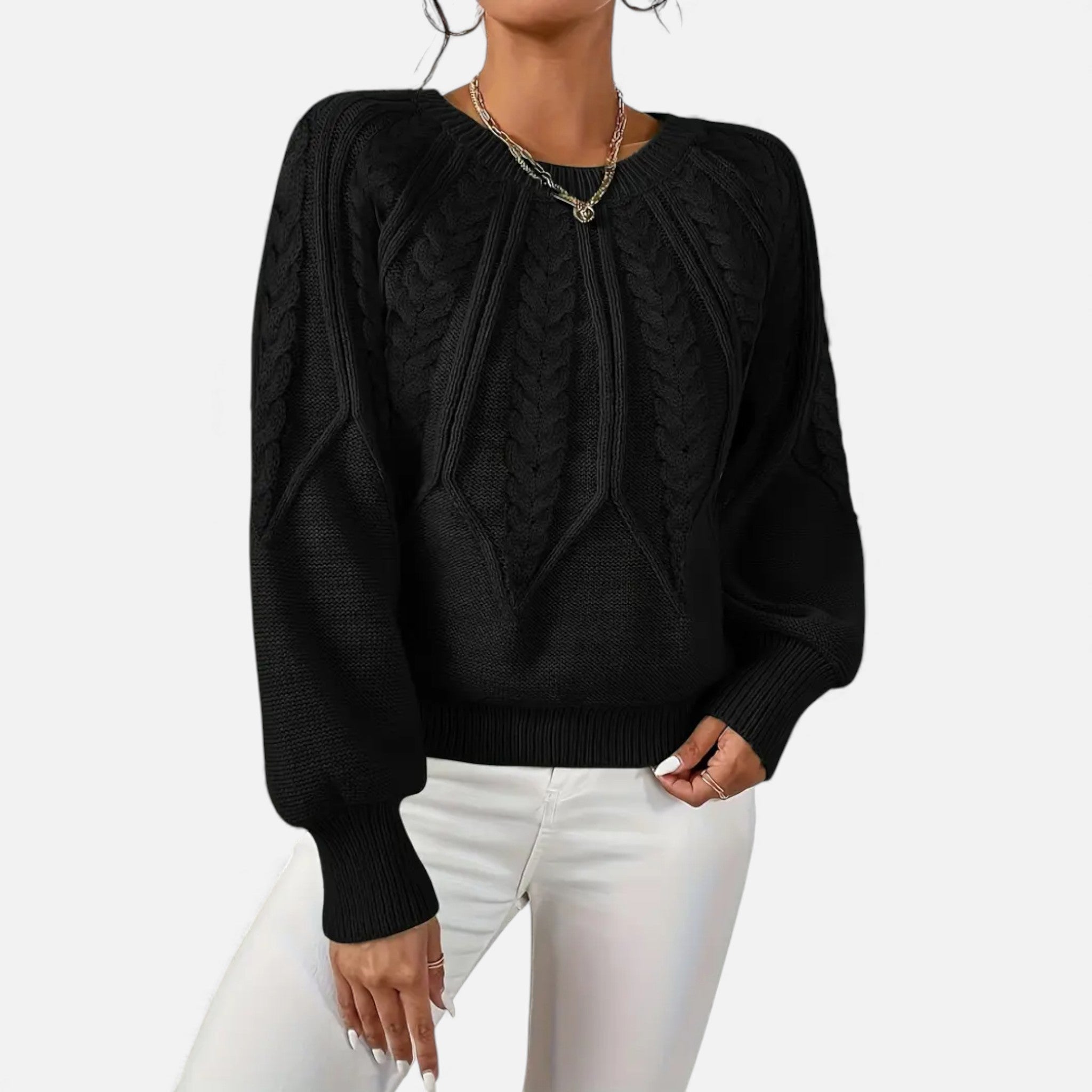 Dorvelli | Women’s Sweater – Elegant Crew-Neck Knit