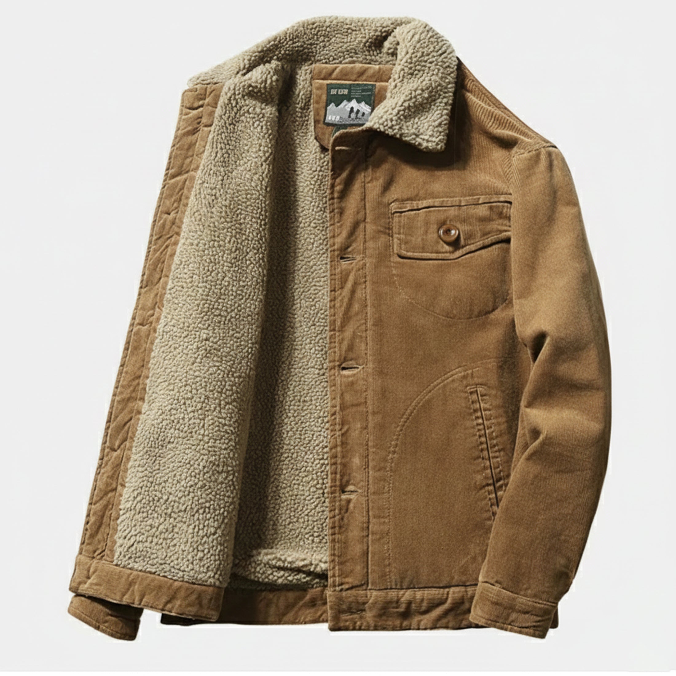 Dorvelli | Men’s Casual Warm Jacket – Corduroy Fit