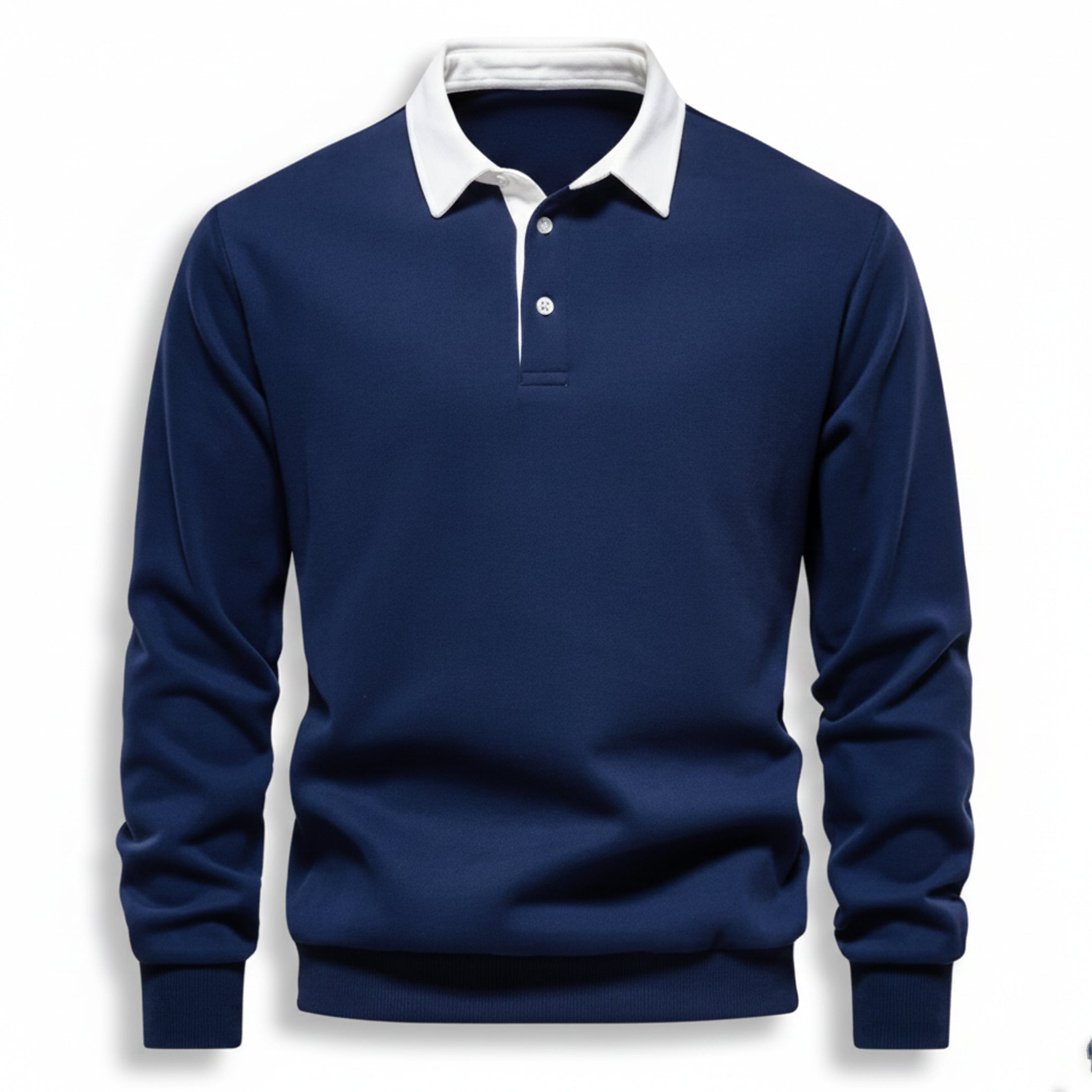 Dorvelli | Men’s Polo Collar Sweater – Casual Knit Essential