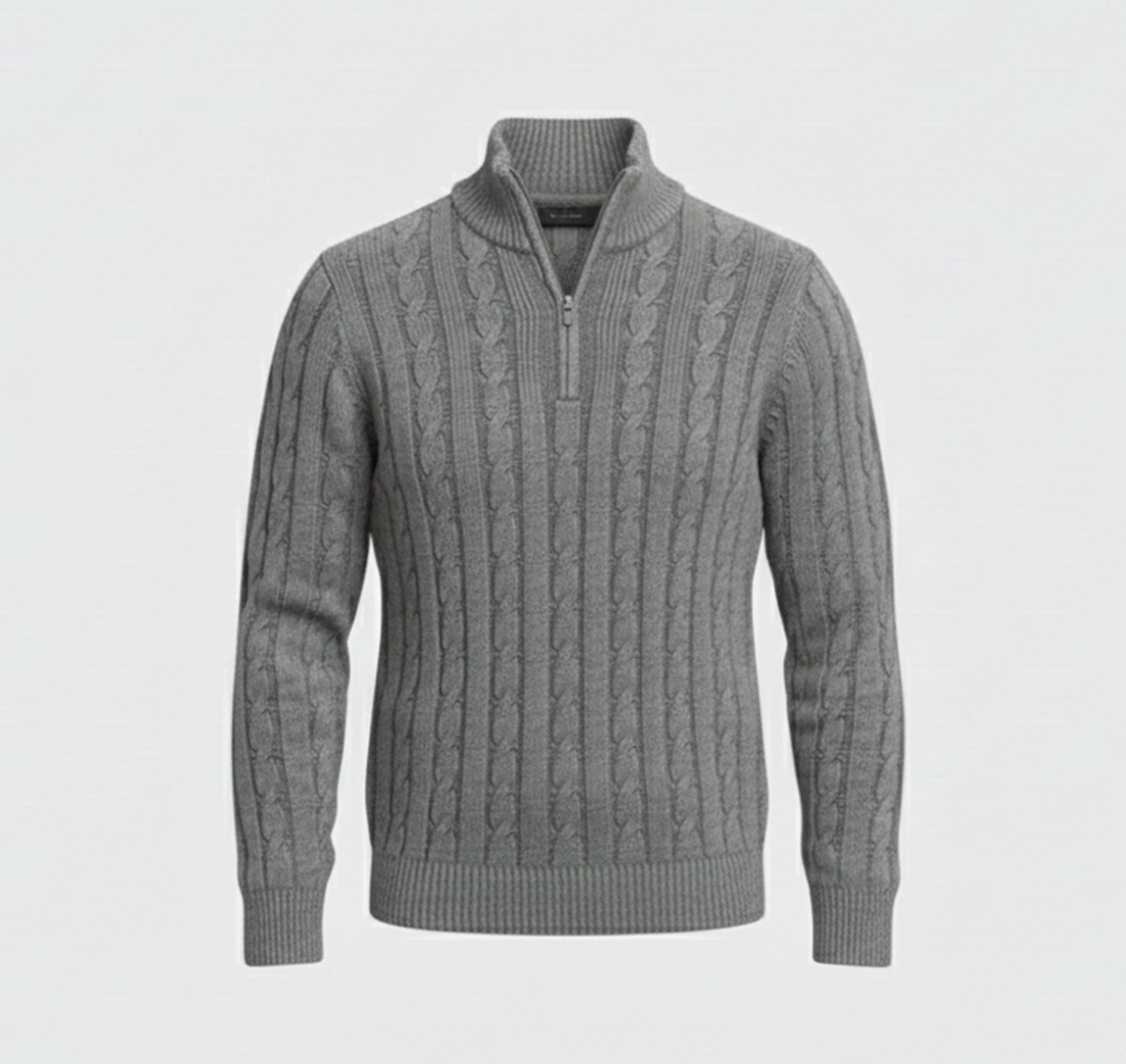 Dorvelli | Men’s Wool Sweater – Mock Neck Classic