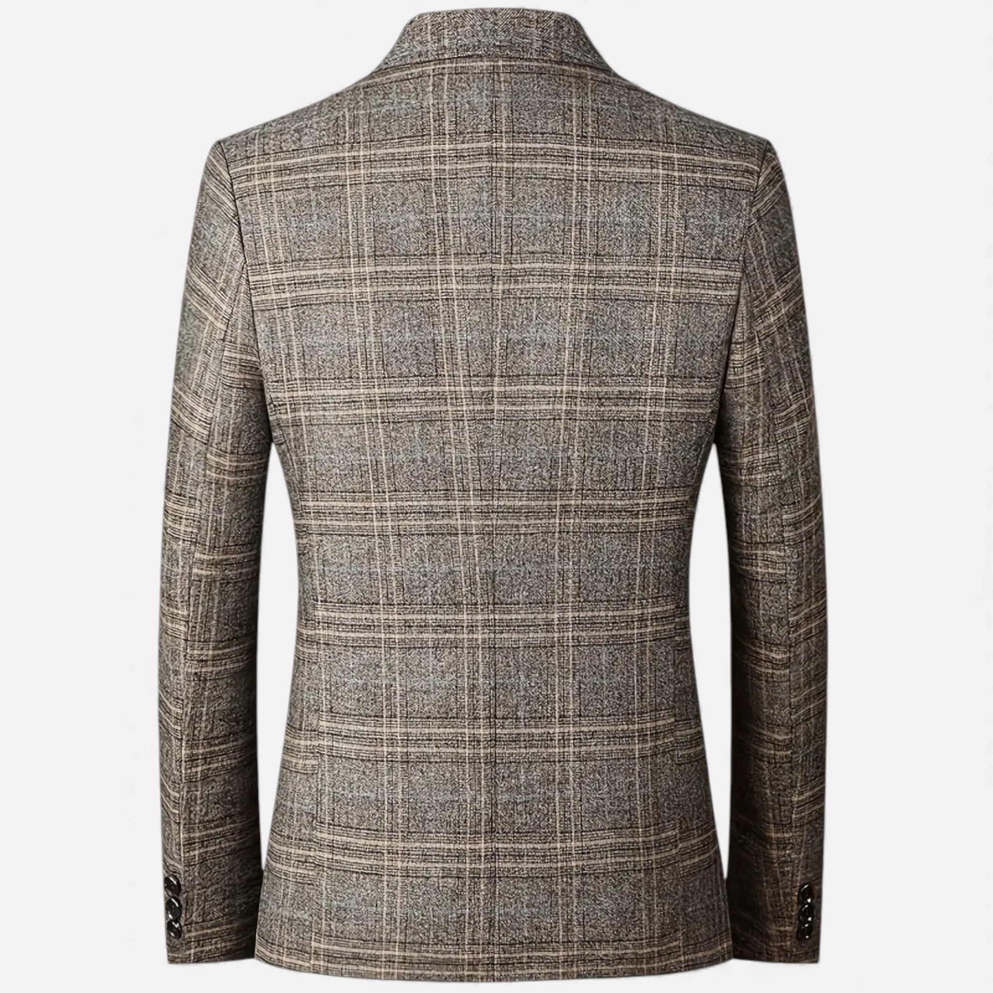 Dorvelli | Men’s Lightweight Business Blazer – Geometric Elegance