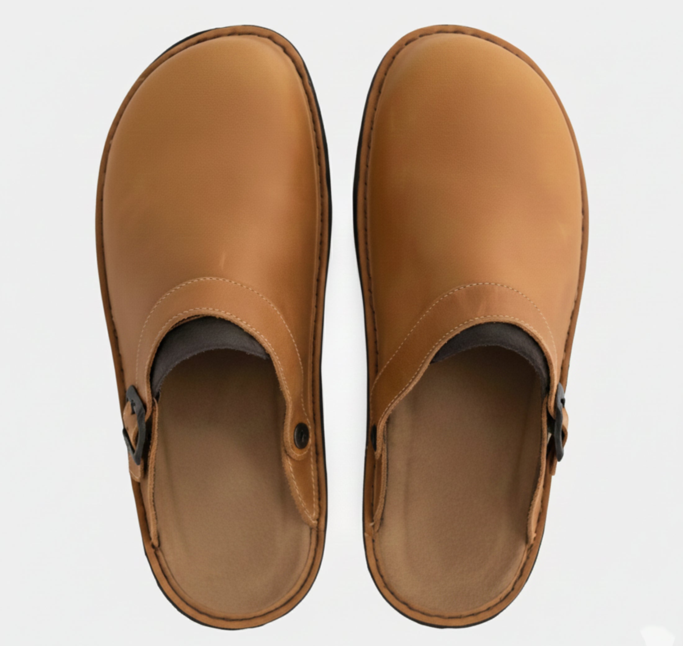 Dorvelli | Unisex Suede Clog Sandals – Closed Toe Comfort