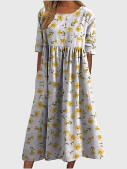 Dorvelli | Women's Midi Dress – Flattering