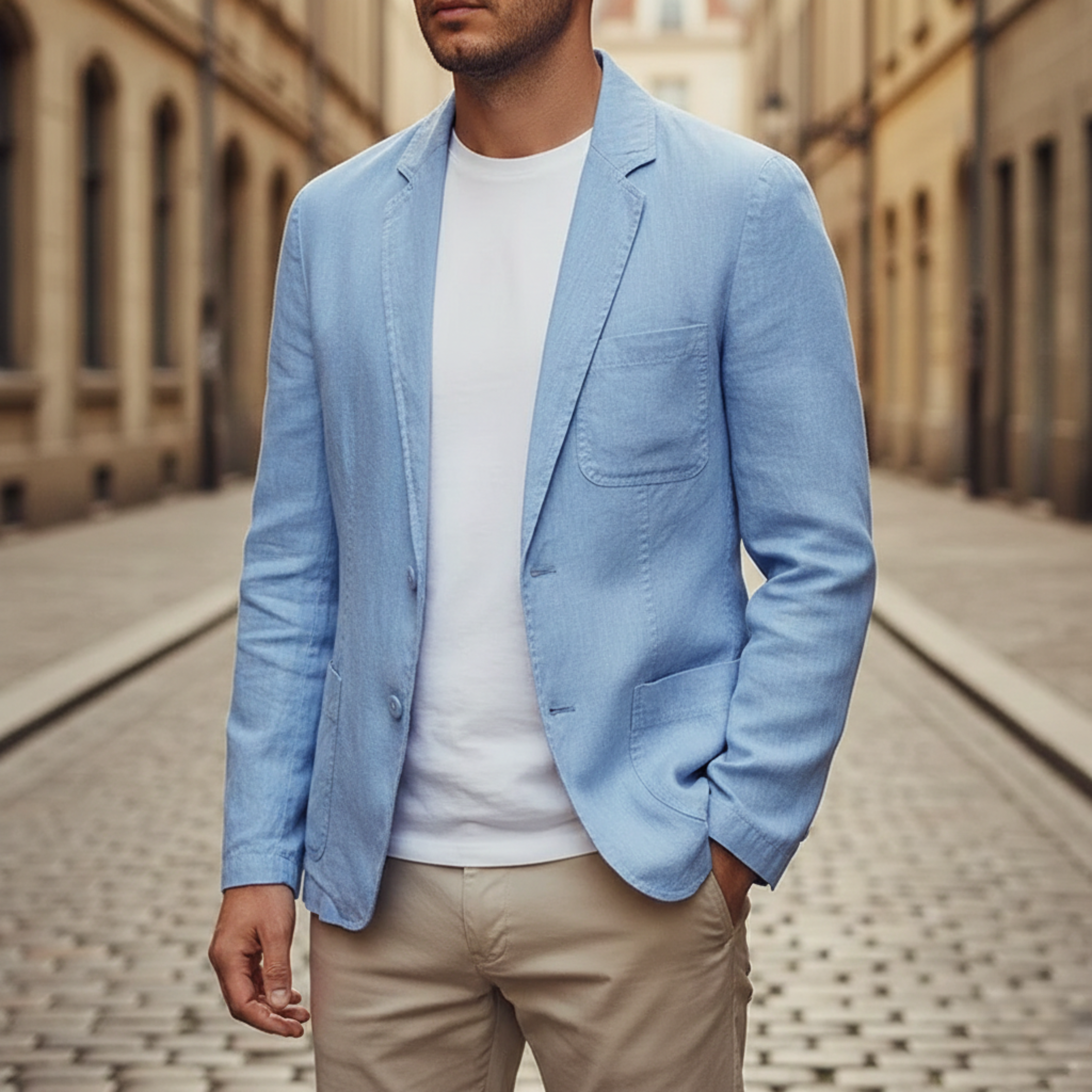 Dorvelli | Men’s Blazer – Single-Breasted Tailored