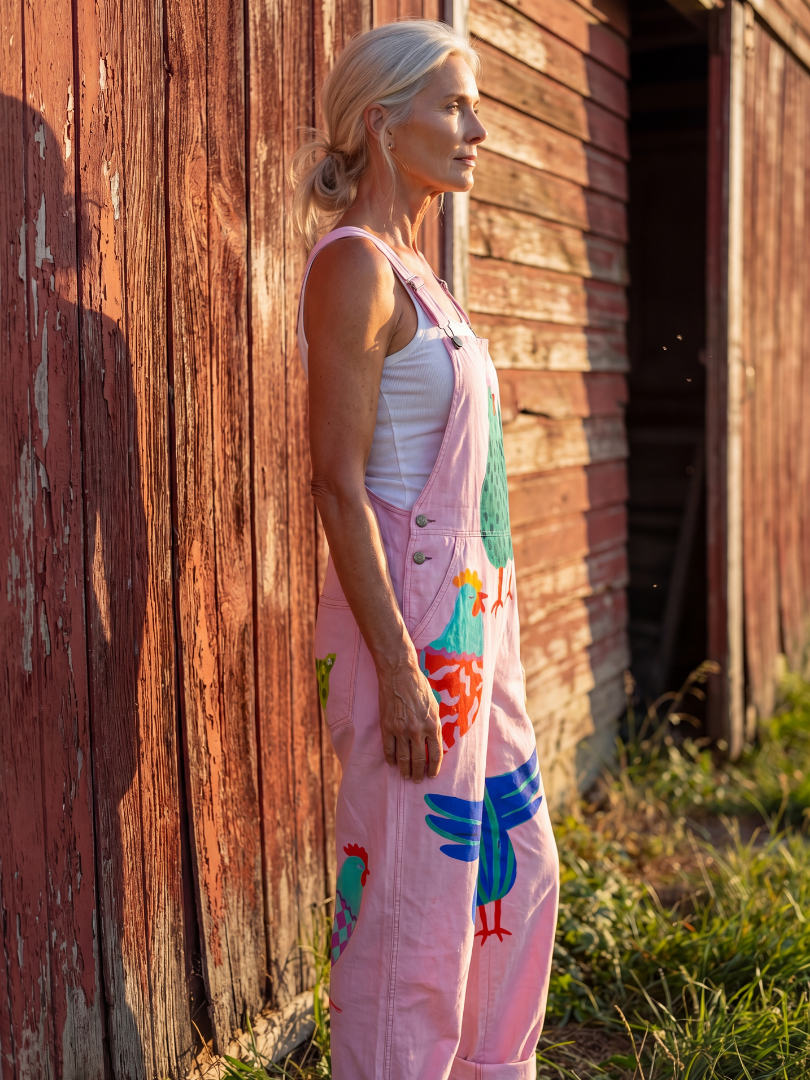 Dorvelli | Women's Jumpsuit – Hen Motif