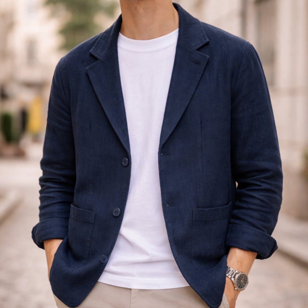 Dorvelli | Men’s Blazer – Two-Button Tailored Jacket