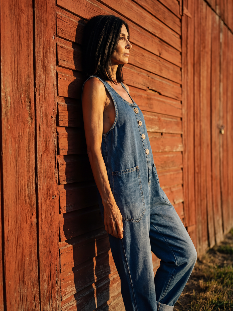 Dorvelli | Women's Jumpsuit – Rooster Motif