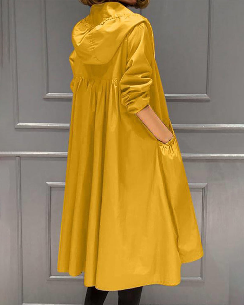 Women's Hooded Trench Coat