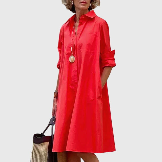 Dorvelli | Women's Midi Dress – Paige Elegant Pockets