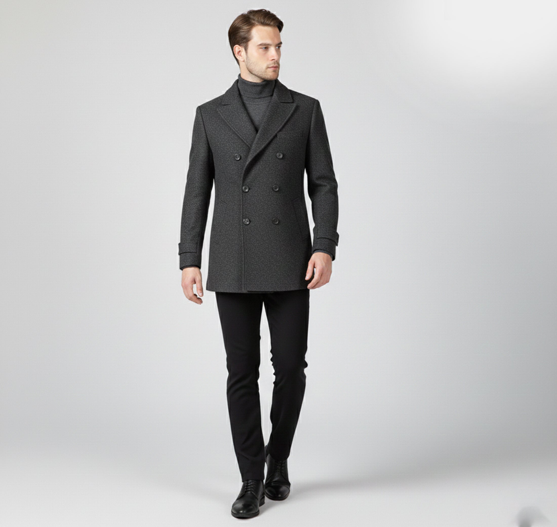 Dorvelli | Men’s Classic Wool Coat – Modern Leisure Edition