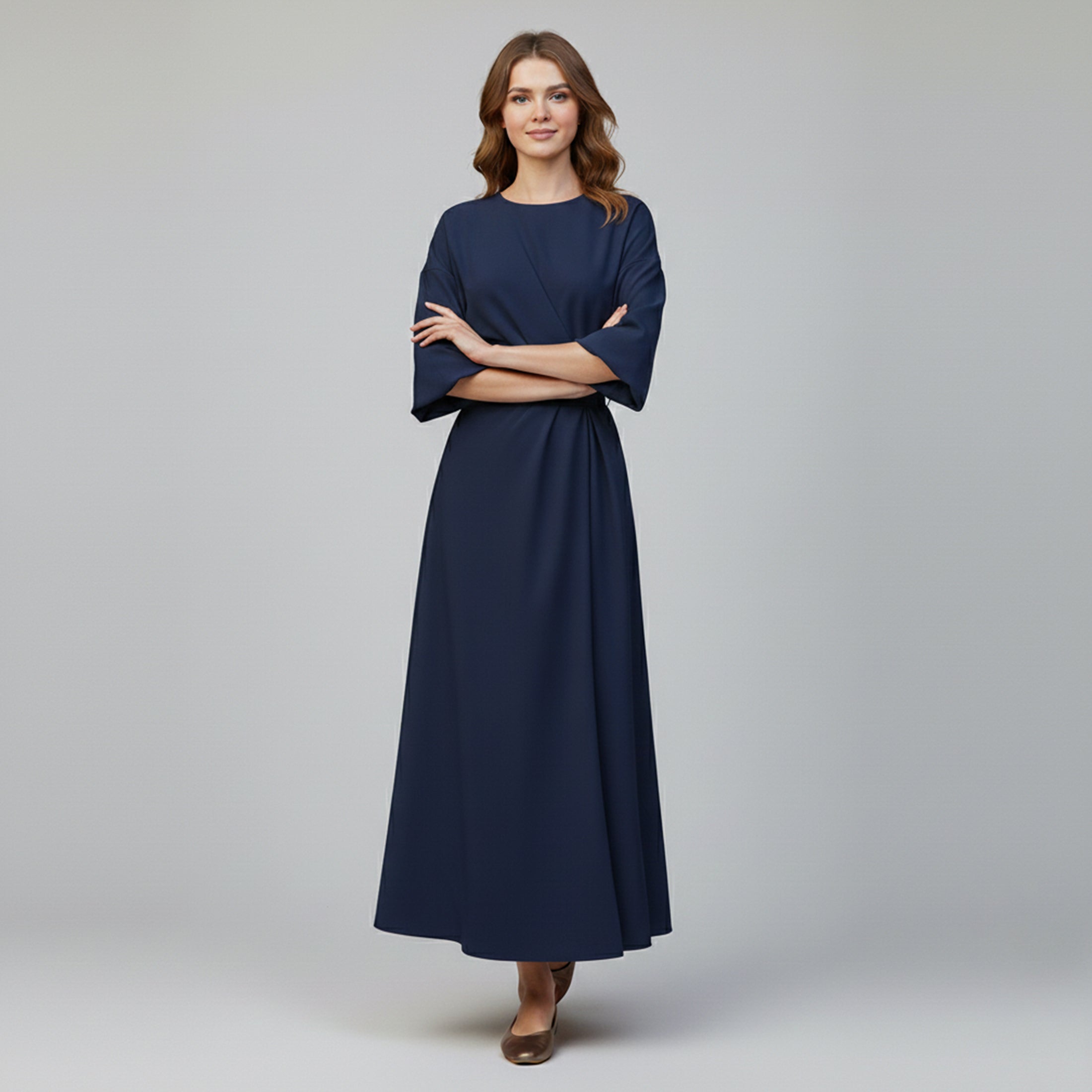 Dorvelli | Women’s Batwing Dress – Casual Elegance Edition