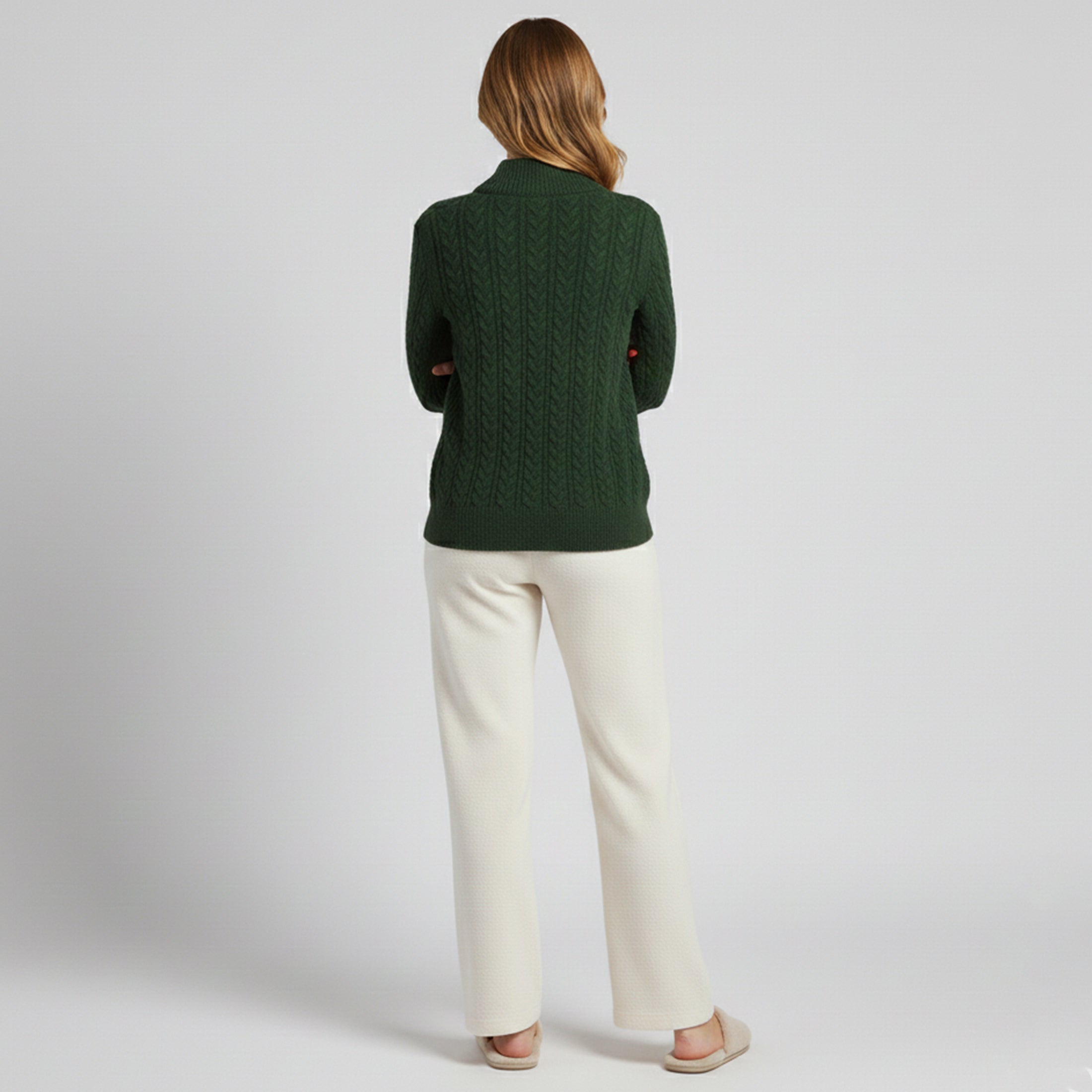 Dorvelli | Women’s Knit Sweater – Twisted Texture Fit