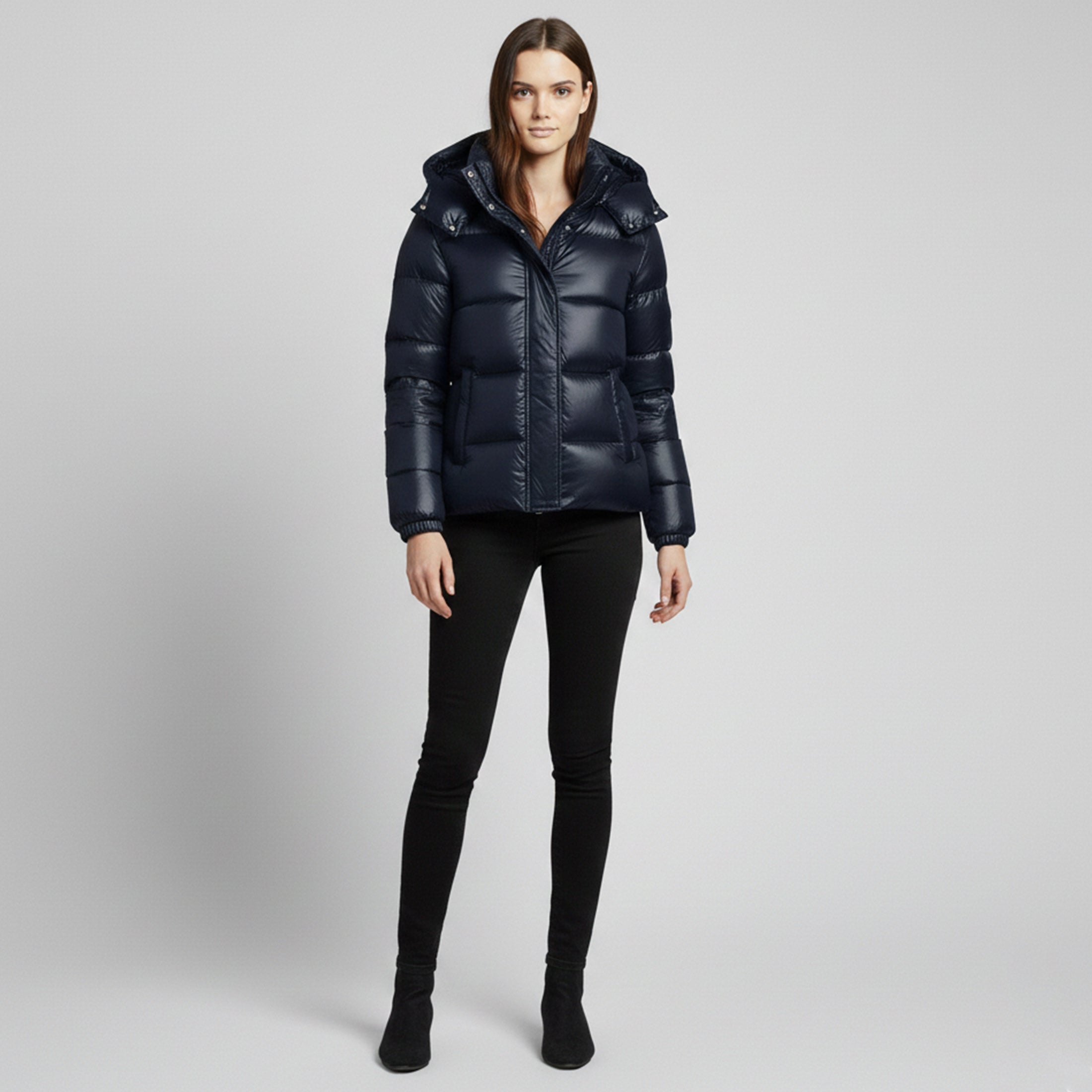 Dorvelli | Women’s Hooded Jacket – Casual Puffer Edition