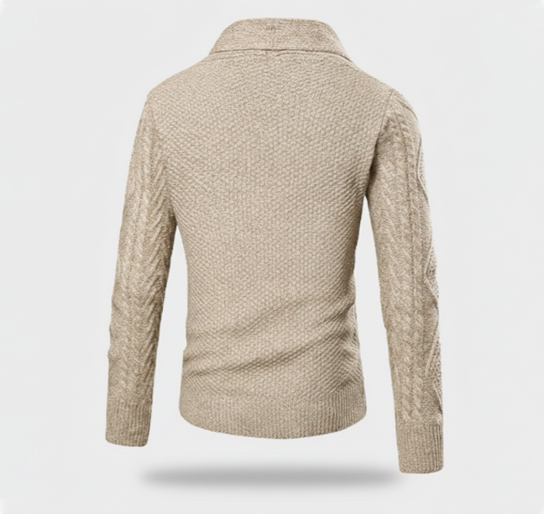 Dorvelli | Men’s Knit Cardigan Jacket – Jacquard Warm Edition