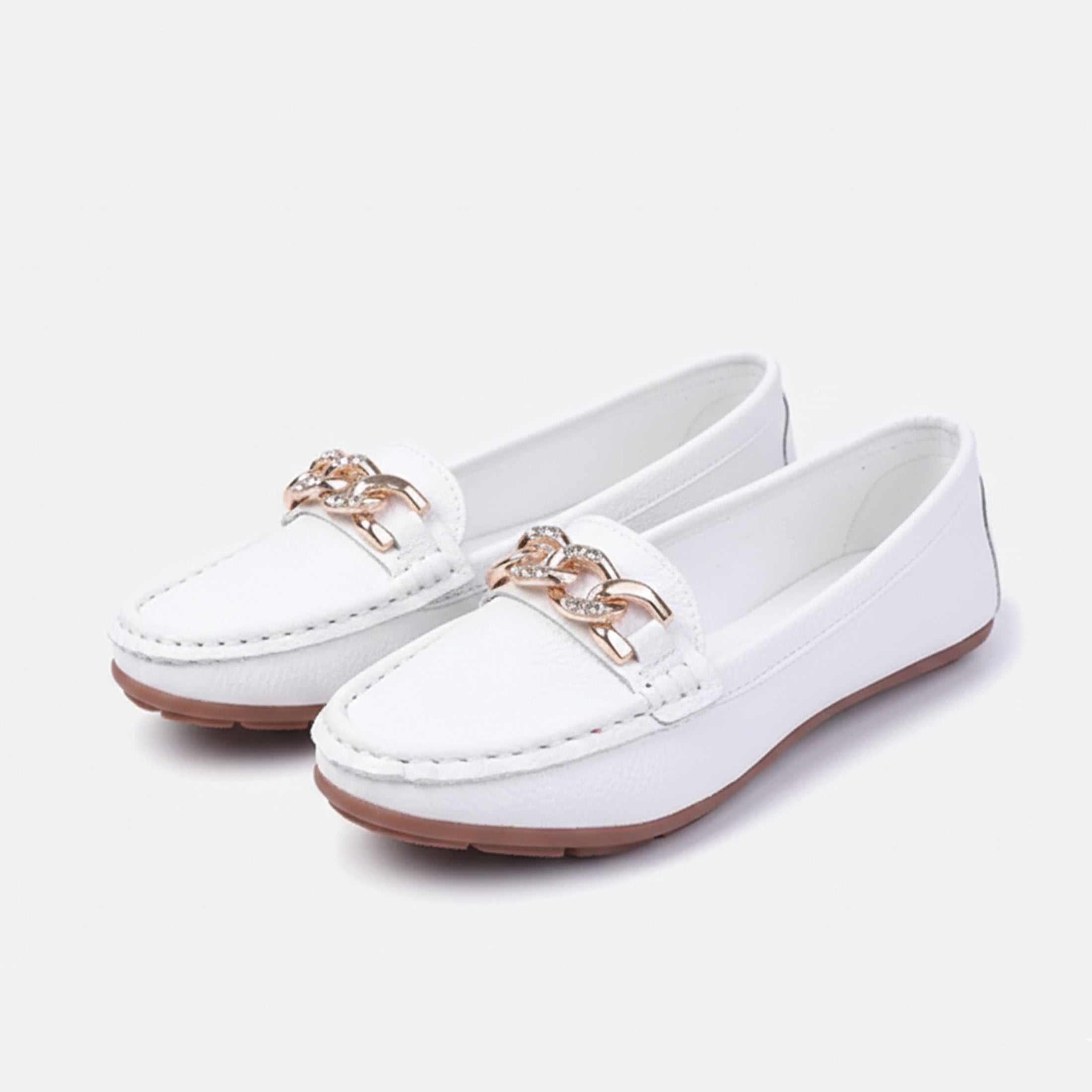 Dorvelli | Women’s Casual Flats – Metal Accent Style