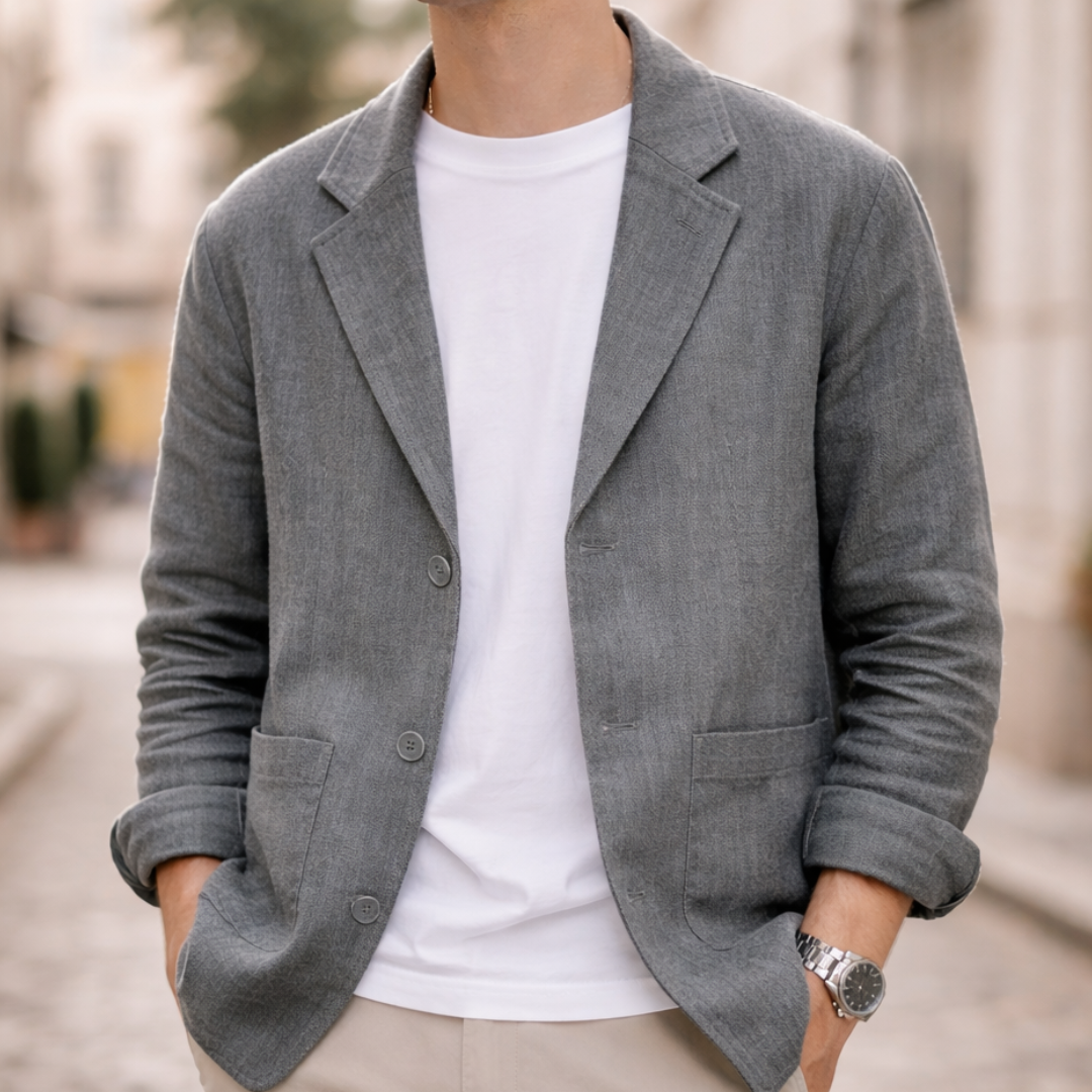 Dorvelli | Men’s Blazer – Two-Button Tailored Jacket