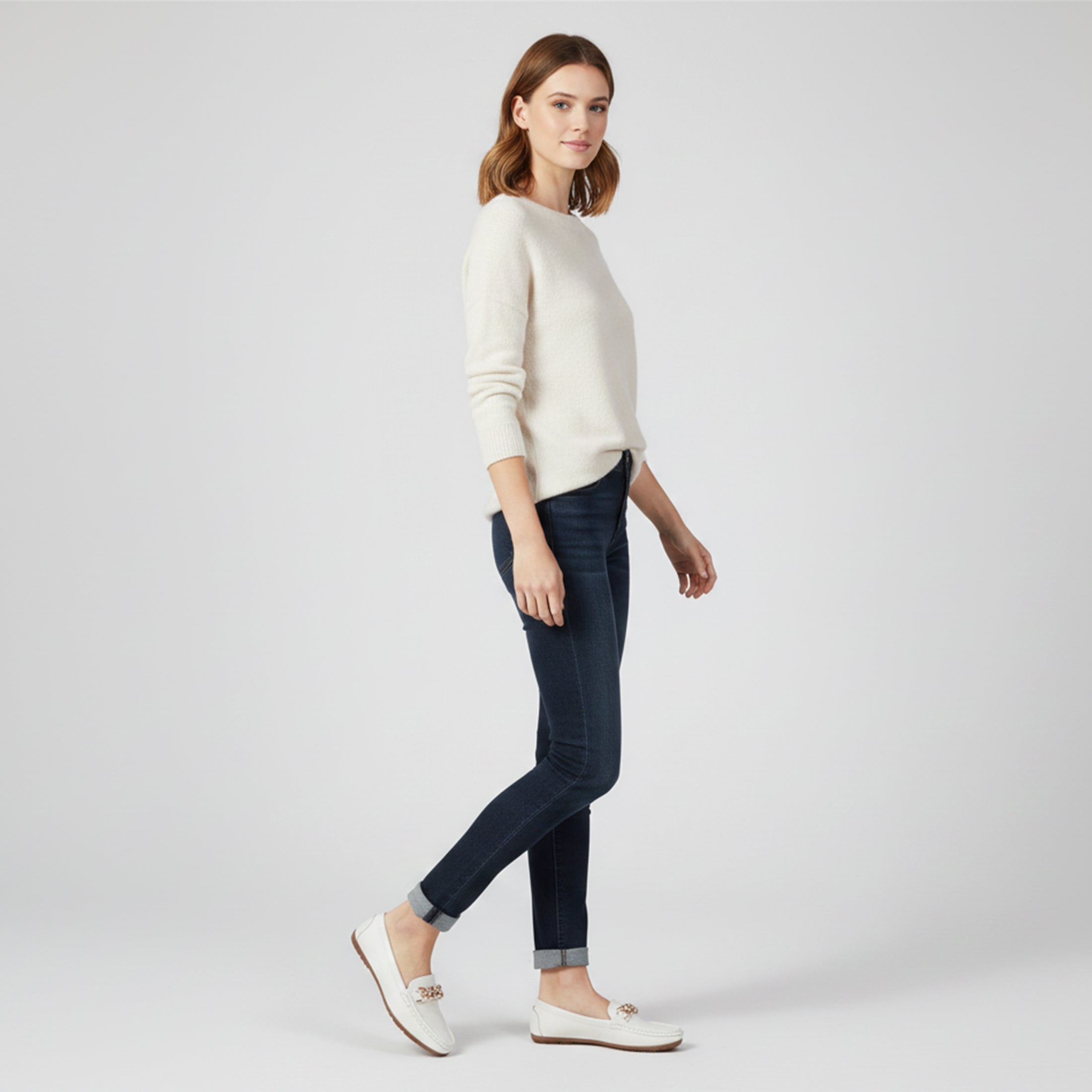 Dorvelli | Women’s Casual Flats – Metal Accent Style