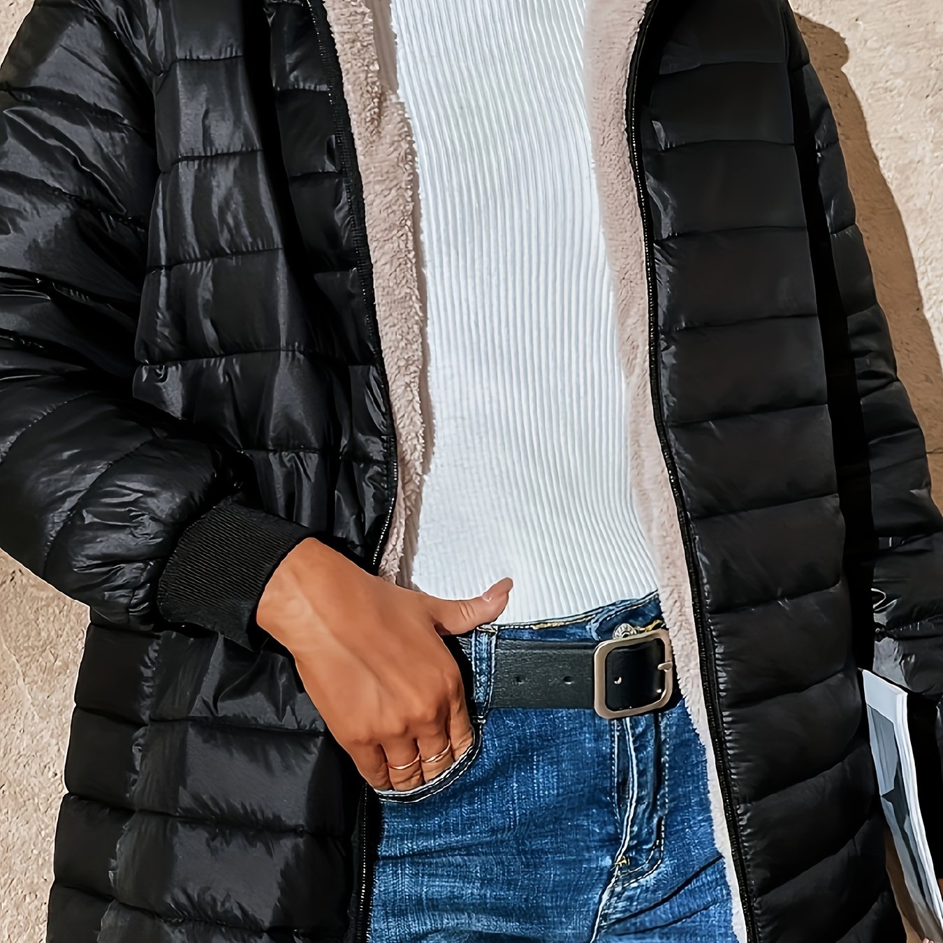 Women's Longline Puffer Coat