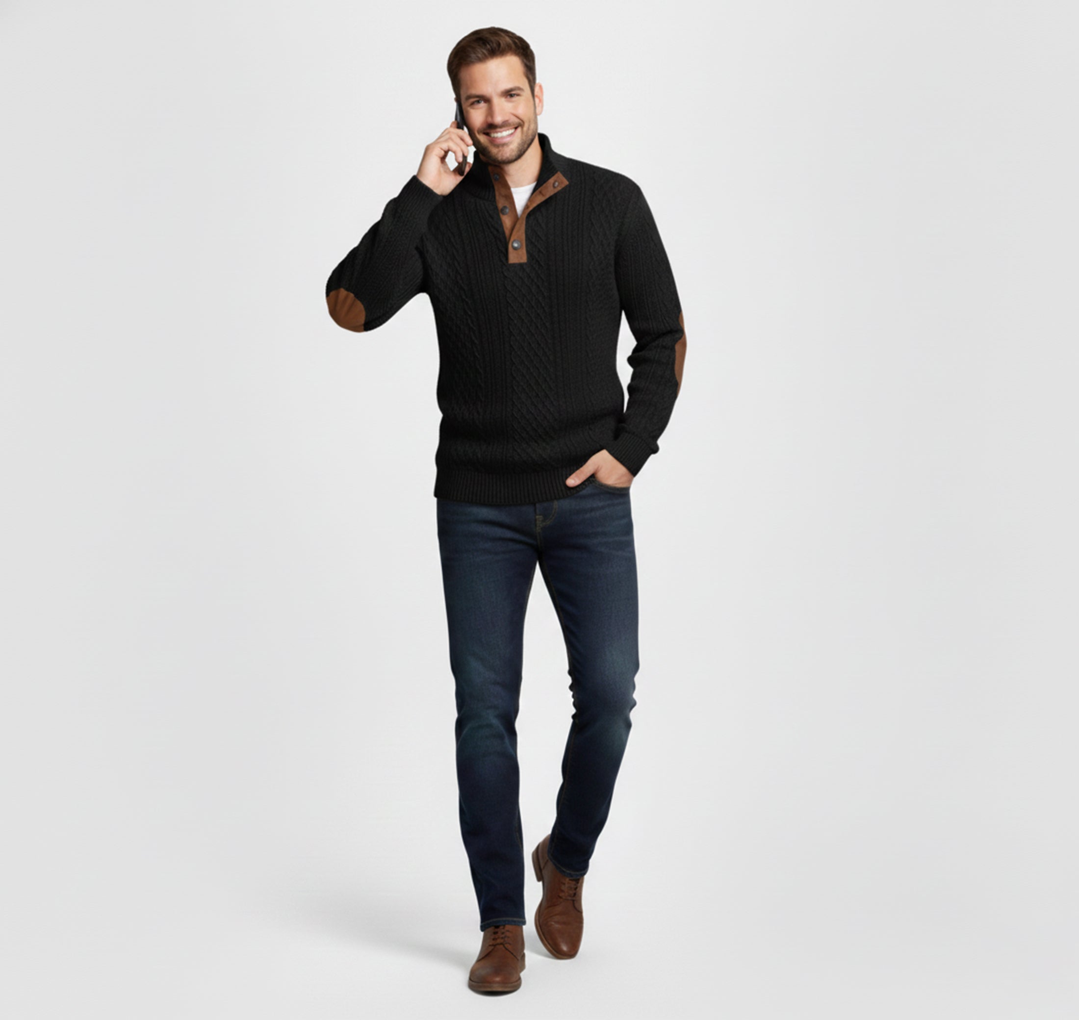 Dorvelli | Men’s Winter Pullover – Cozy Loose-Fit Knit