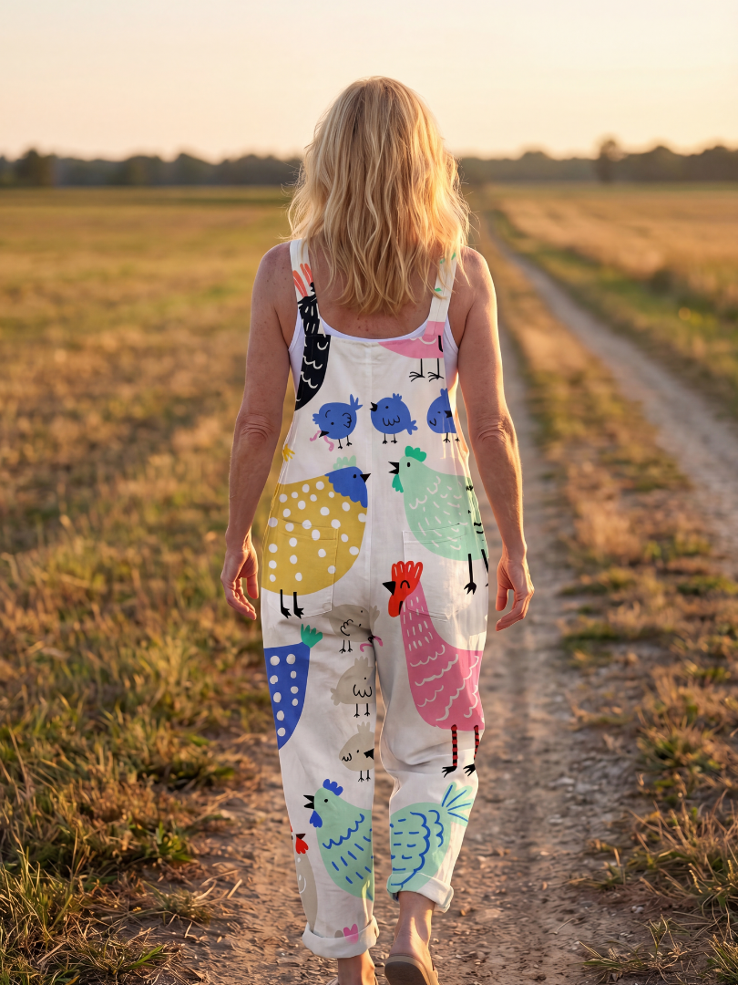 Dorvelli | Women's Jumpsuit – Everyday Motif Strap