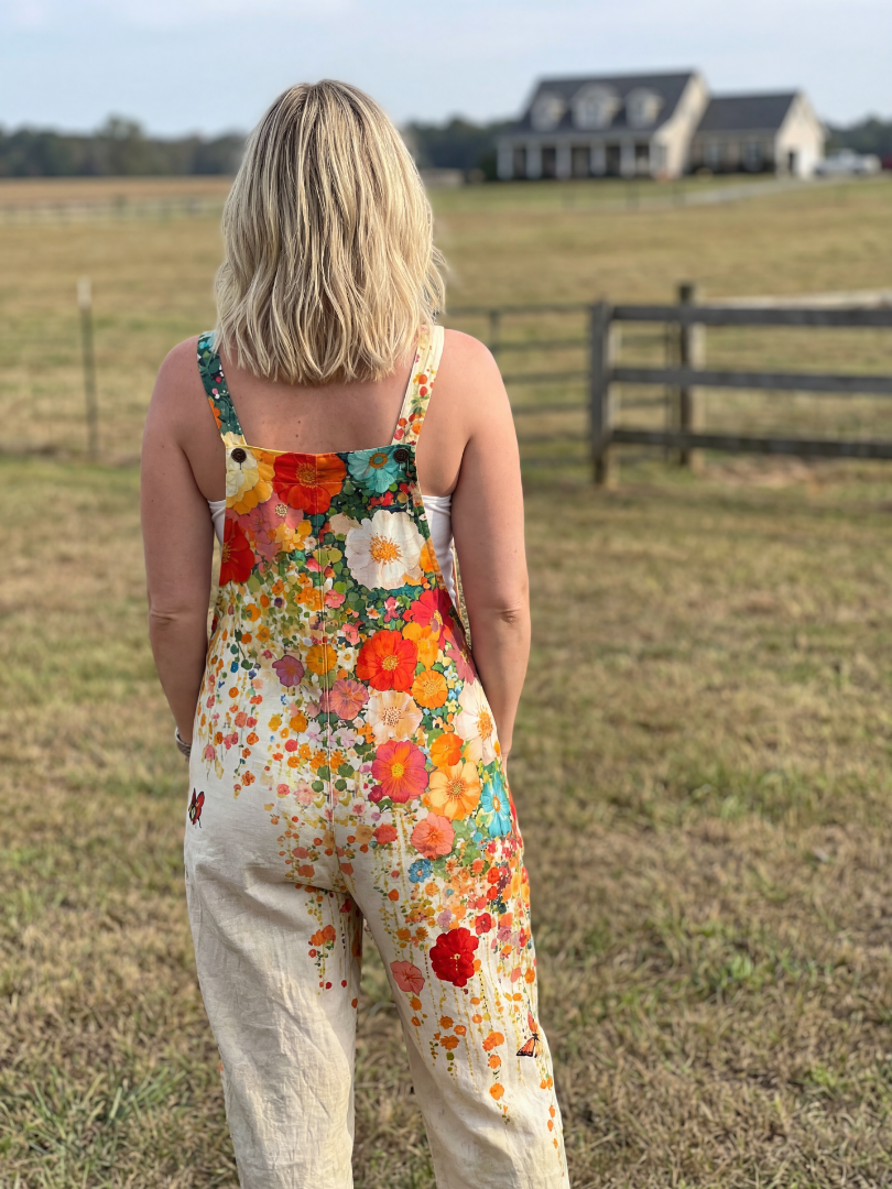 Dorvelli | Women's Jumpsuit – Floral Relaxed