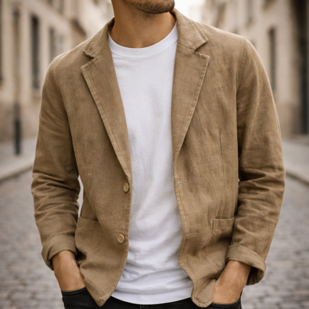 Dorvelli | Men’s Blazer – Two-Button Tailored Jacket