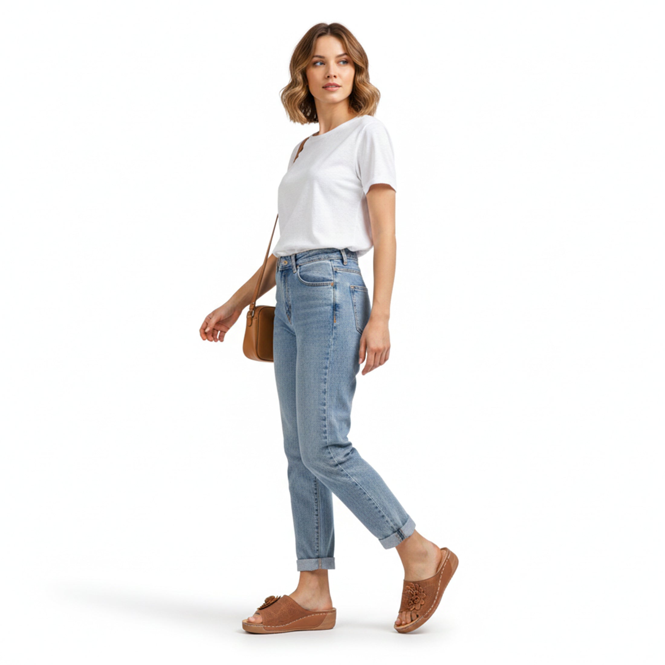 Dorvelli | Women’s Beach Wedge Sandals – Elegant Lift