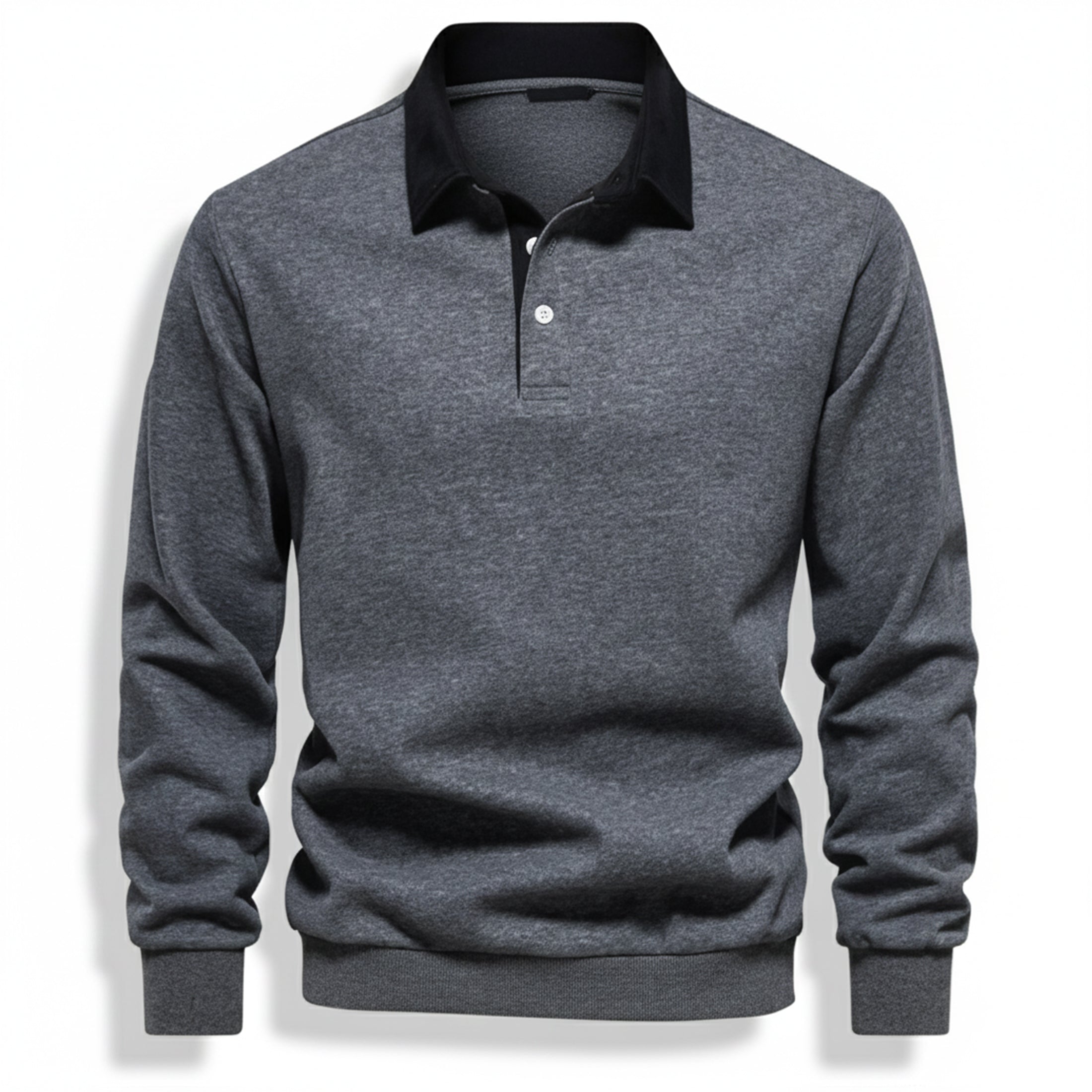 Dorvelli | Men’s Polo Collar Sweater – Casual Knit Essential