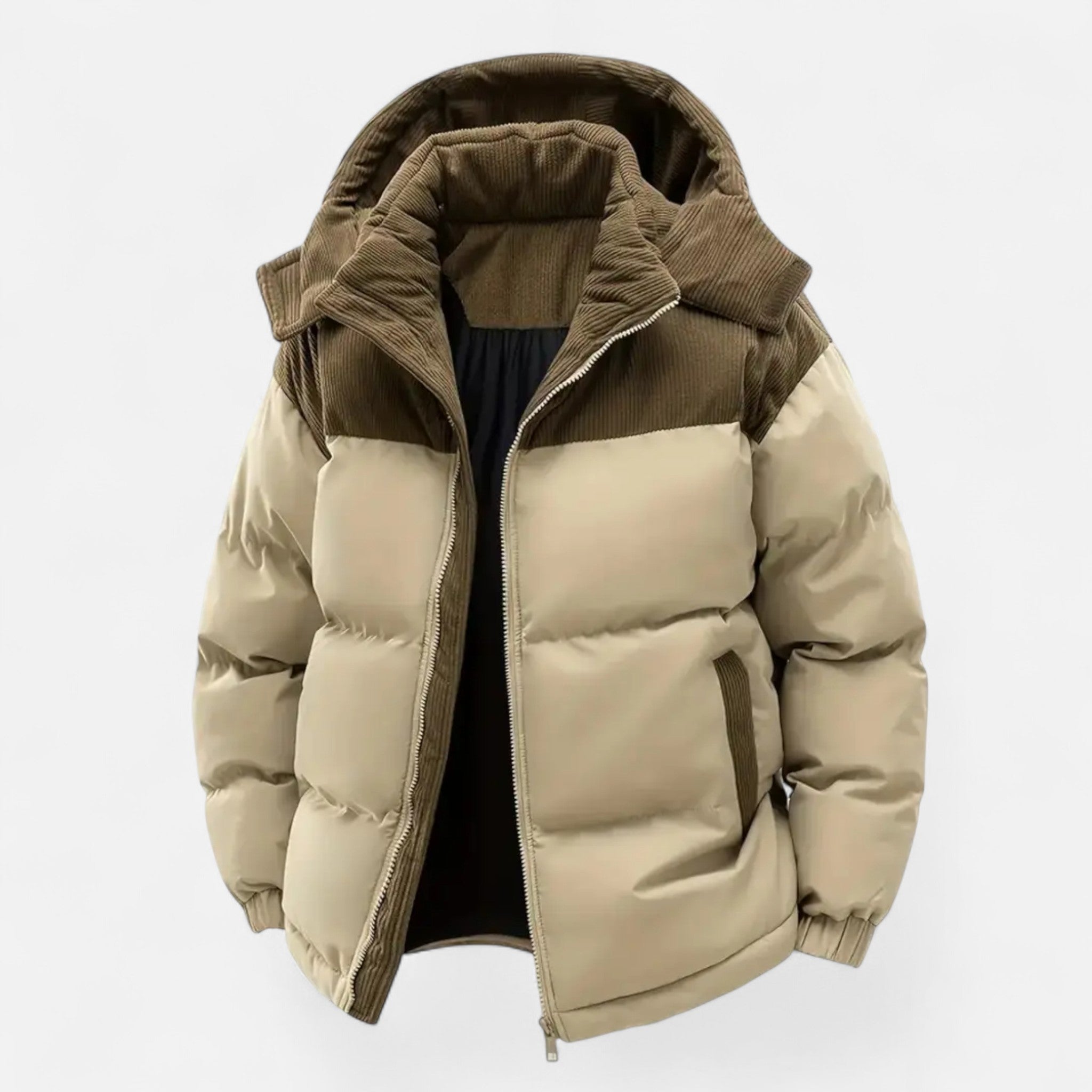 Dorvelli | Men’s Corduroy Jacket – Heritage Hooded Warmth