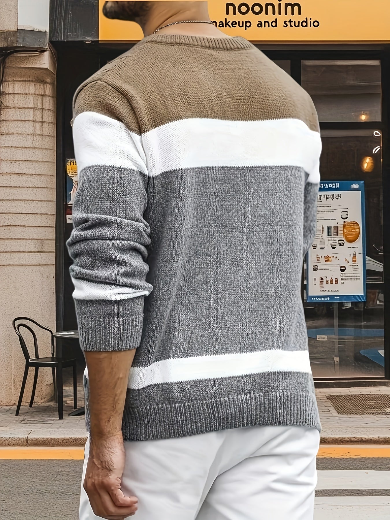 Men’s Cable Knit Jumper
