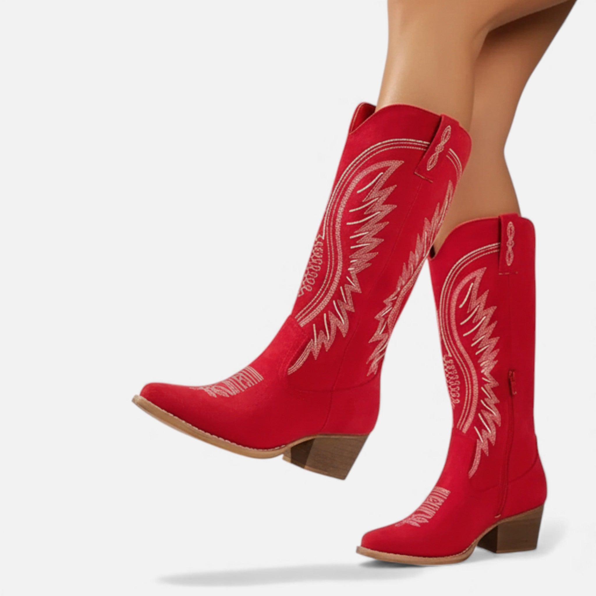 Dorvelli | Women’s Embroidered Cowboy Boots – Western Chic Elegance