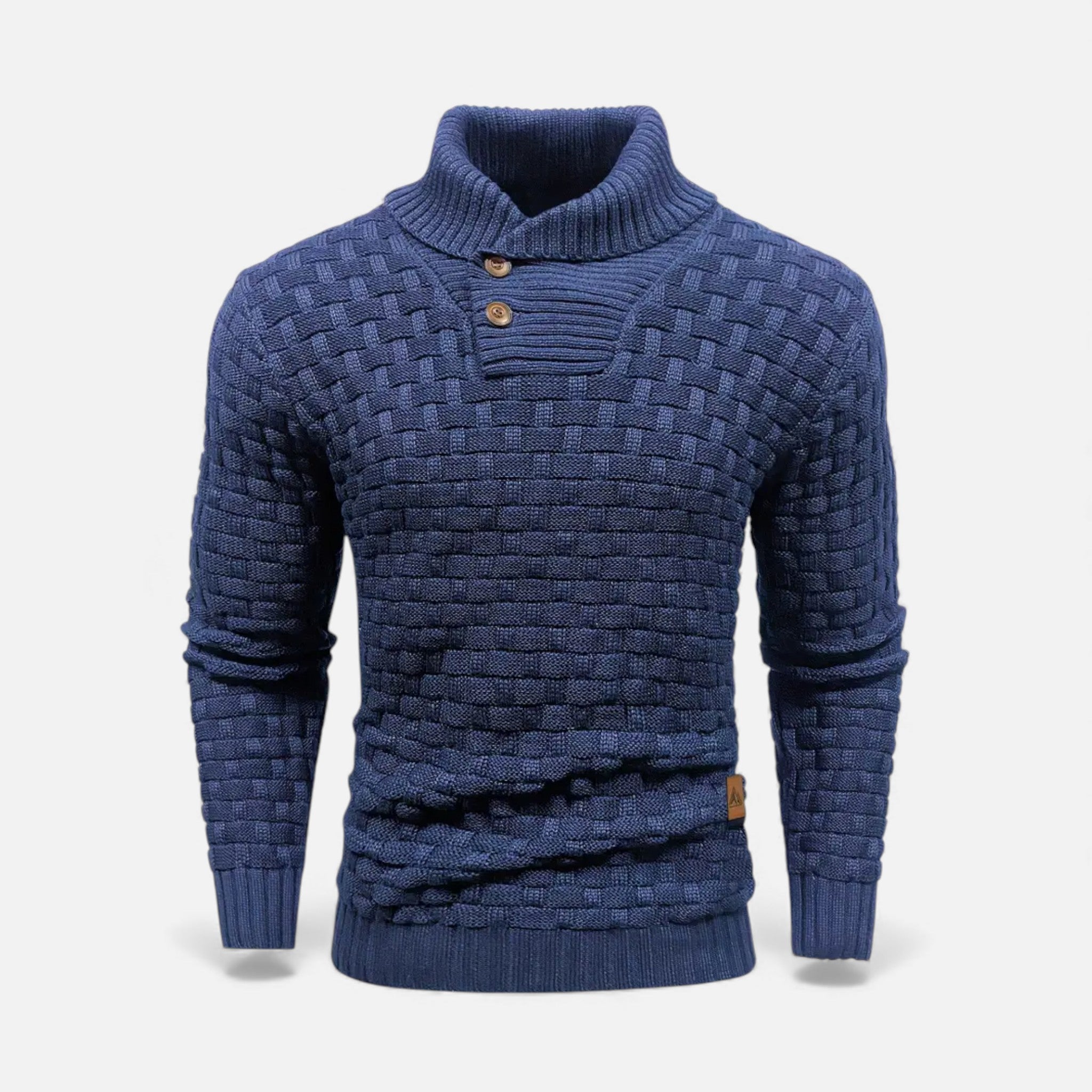 Dorvelli | Men’s Sweater – Lapel Knit Winter Classic