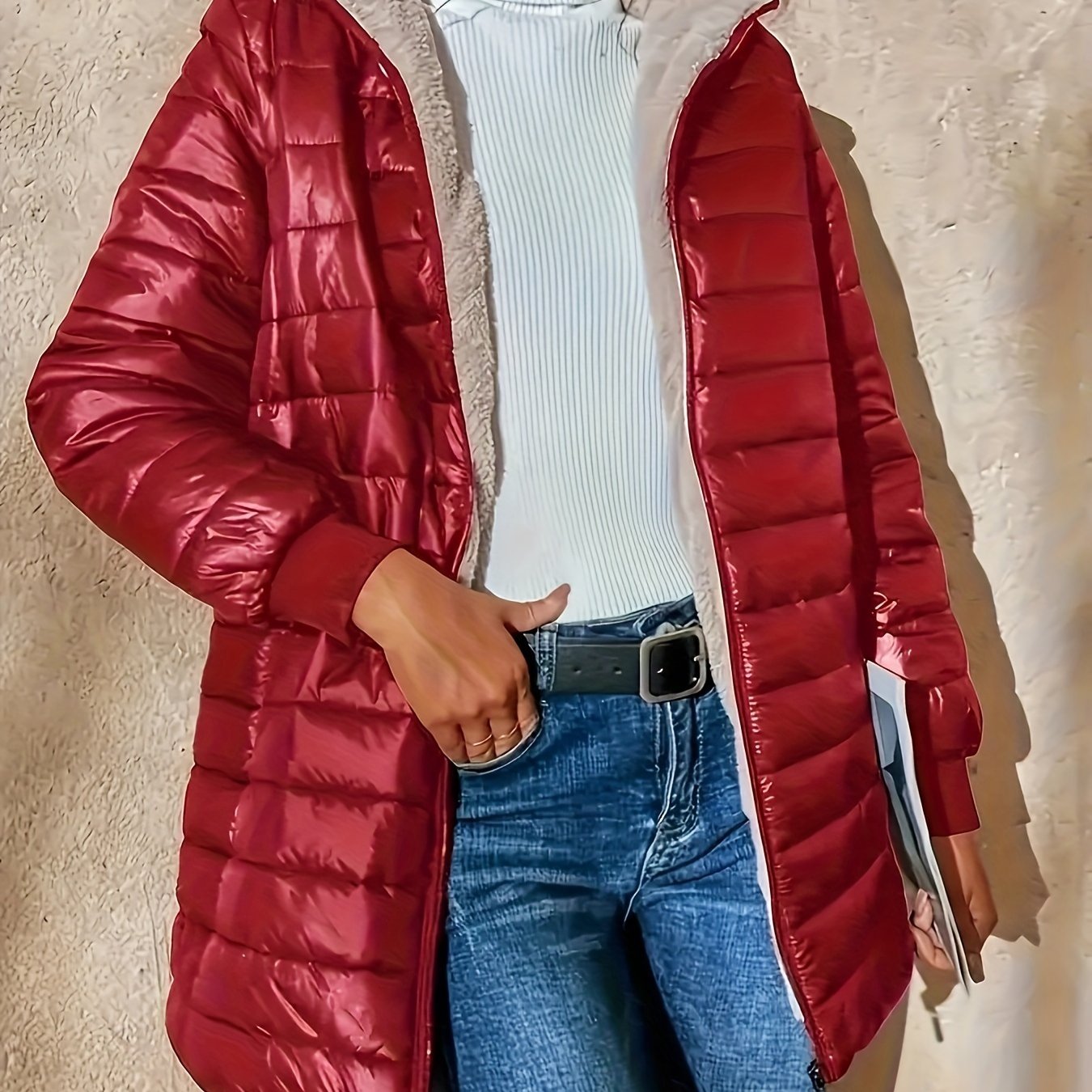 Women's Longline Puffer Coat