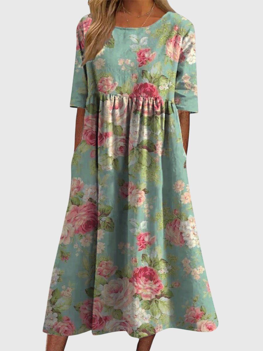 Dorvelli | Women's Midi Dress – Flattering