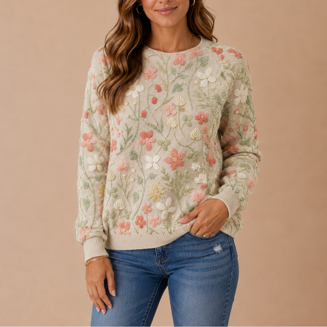 Women's Embroidered Jumper