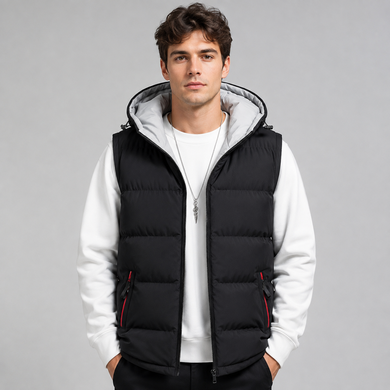 Men's Hooded Gilet