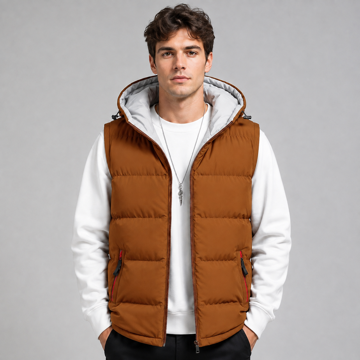 Men's Hooded Gilet