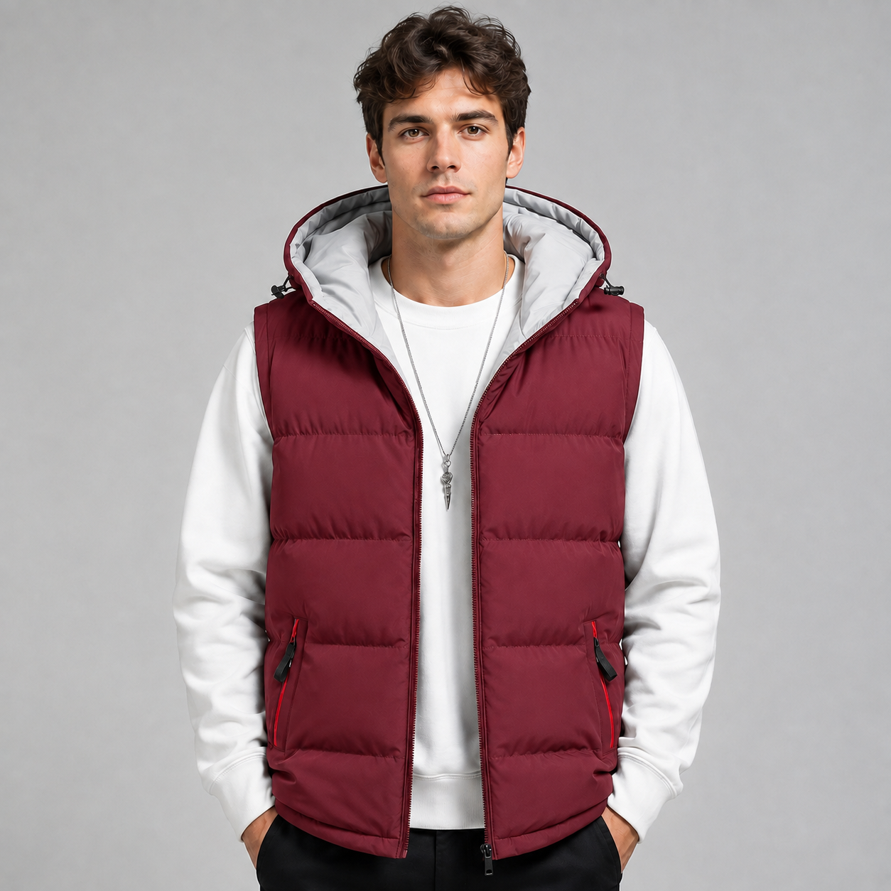 Men's Hooded Gilet